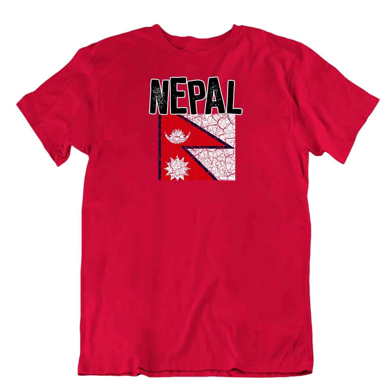 Flag T-Shirt Nepal Fashion Country Souvenir Gift Tee Pride logo - Picture 7 of 8