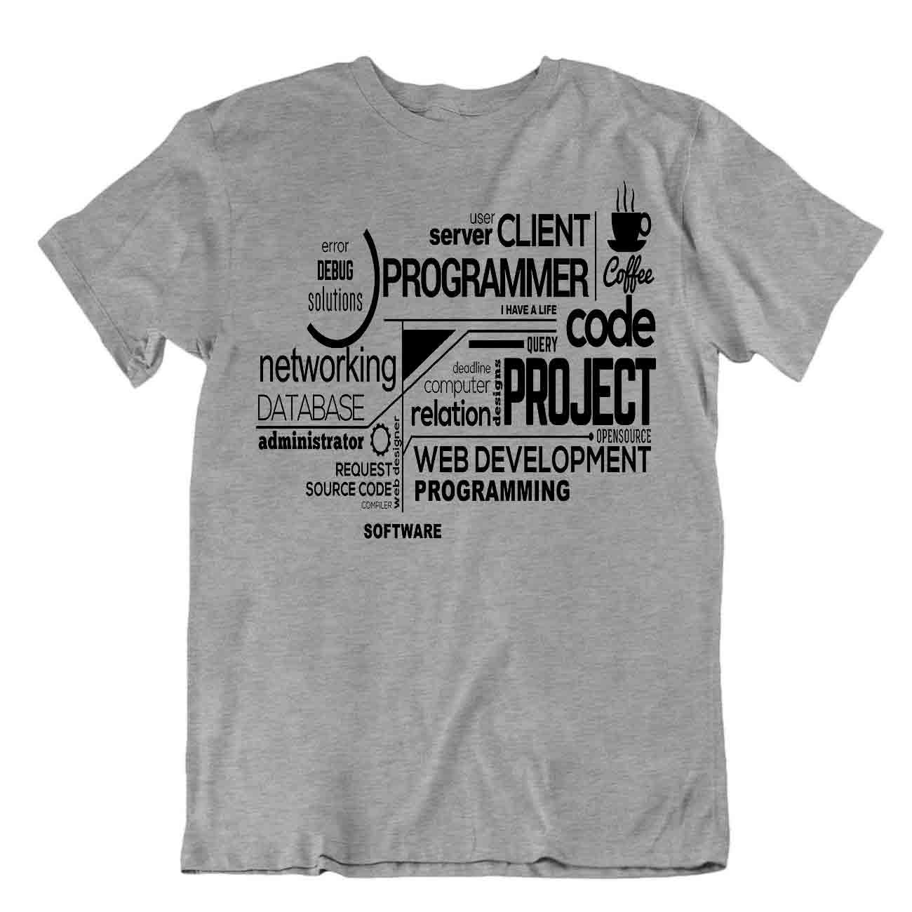 Code Projecr Tshirt Programmer T-Shirt Newworking Tee Code Shirt - Picture 5 of 8
