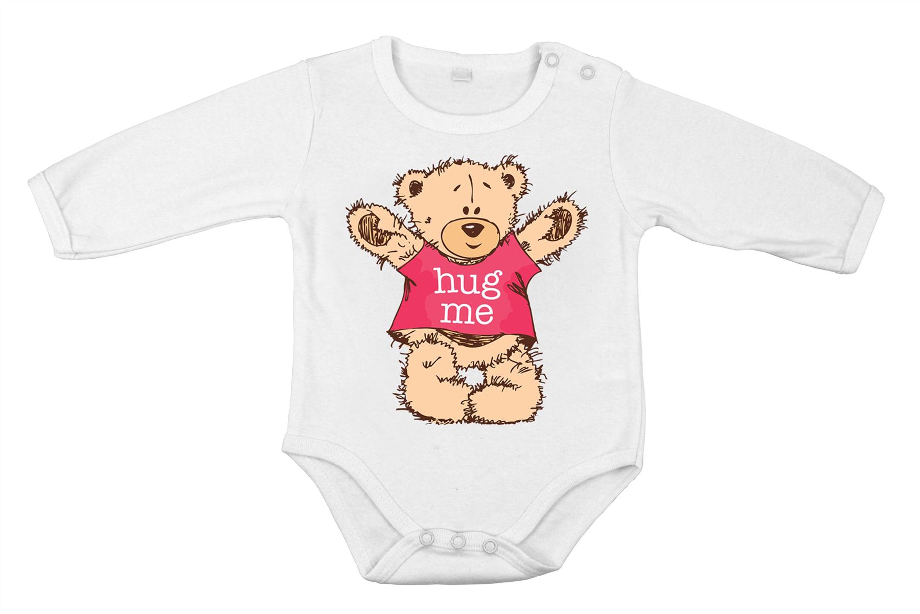 Babygrow abrazarme osito de peluche Bodysuit Romper Bebé recién nacido especial Regalo de ducha - Imagen 2 de 5