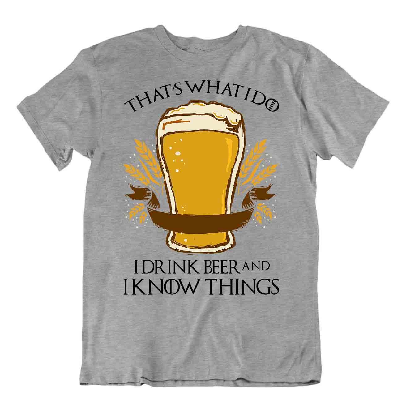 Bier Schule Bildung T-SHIRT Papa Opa TEE Herren Bier Zitat SHIRT - Bild 5 von 8
