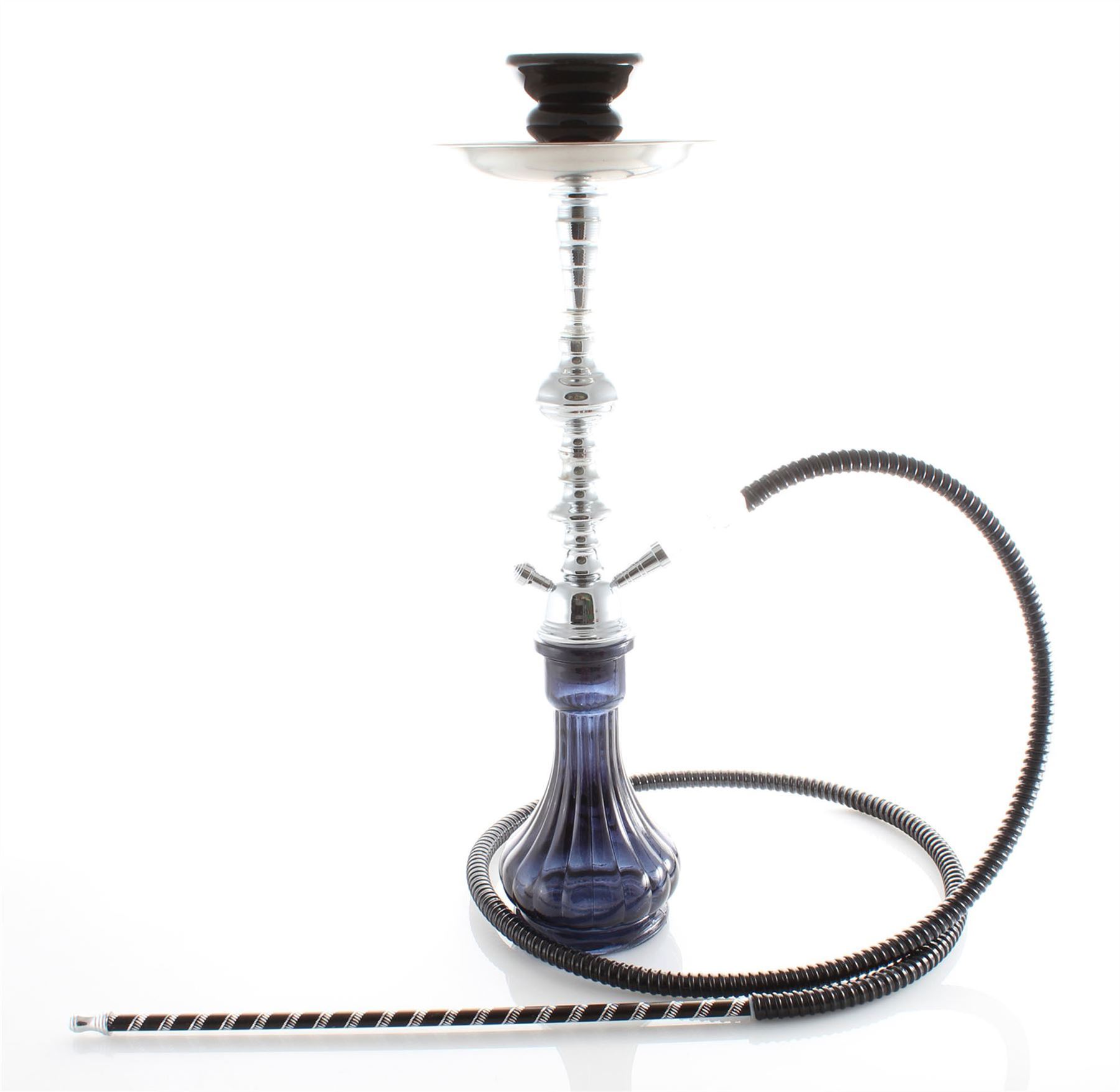 2 Hose Purple Gini Shisha Black Laser pipe Hookah set best buy Fun Nargila pu