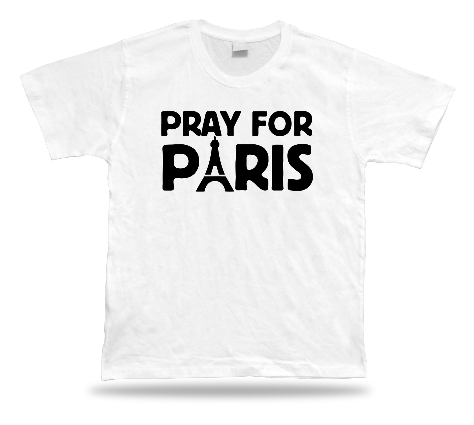 Pray for Paris support fight against terror T-shirt memory victimes November 13 - Picture 4 of 4