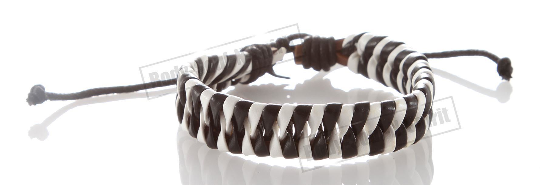 Braided Leather Bracelet Cuff Bangle Wristband surfer Stylish Accessory gift - Picture 27 of 29