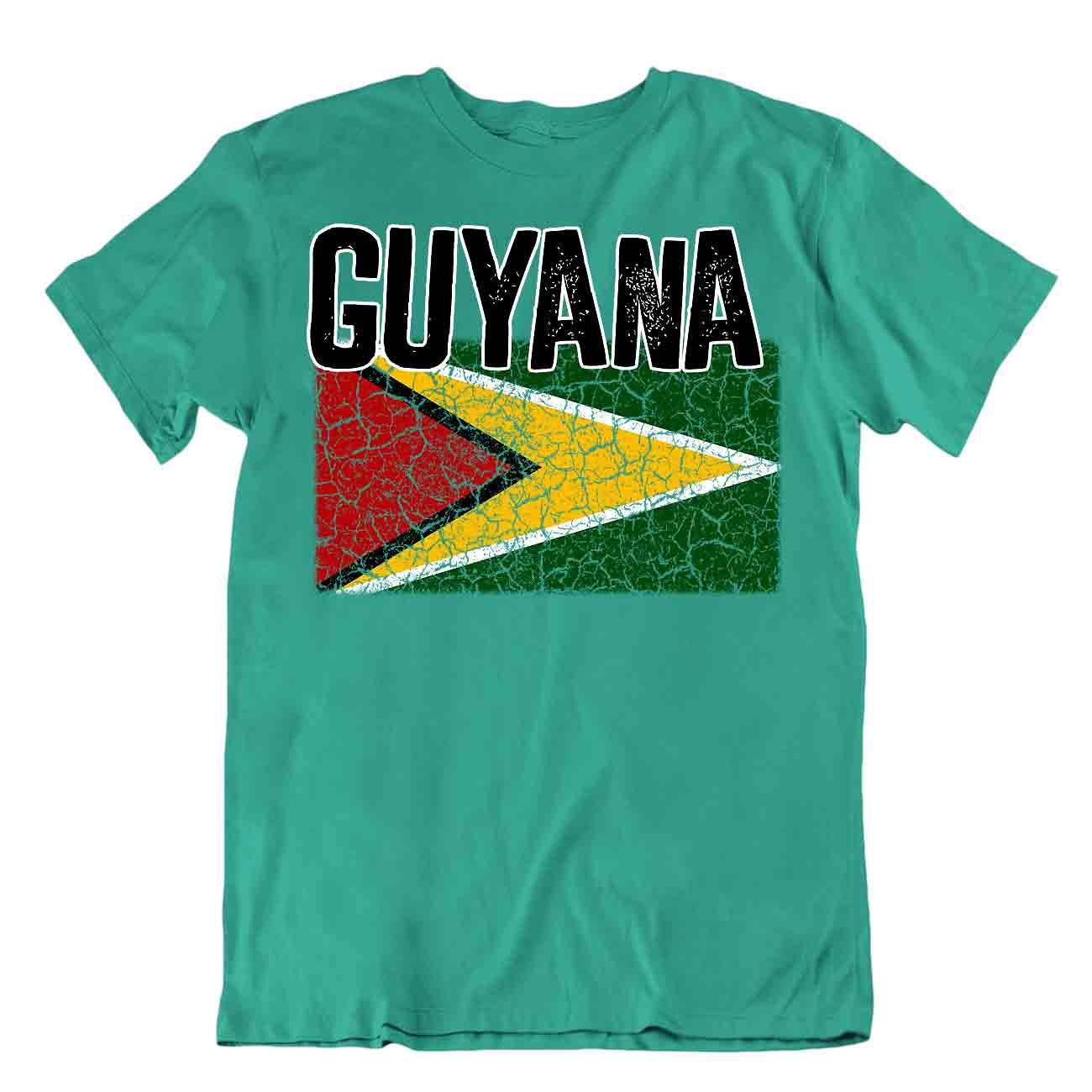 Camiseta Bandera Guyana Moda Country Souvenir Regalo Camiseta Logotipo del Orgullo - Imagen 4 de 8