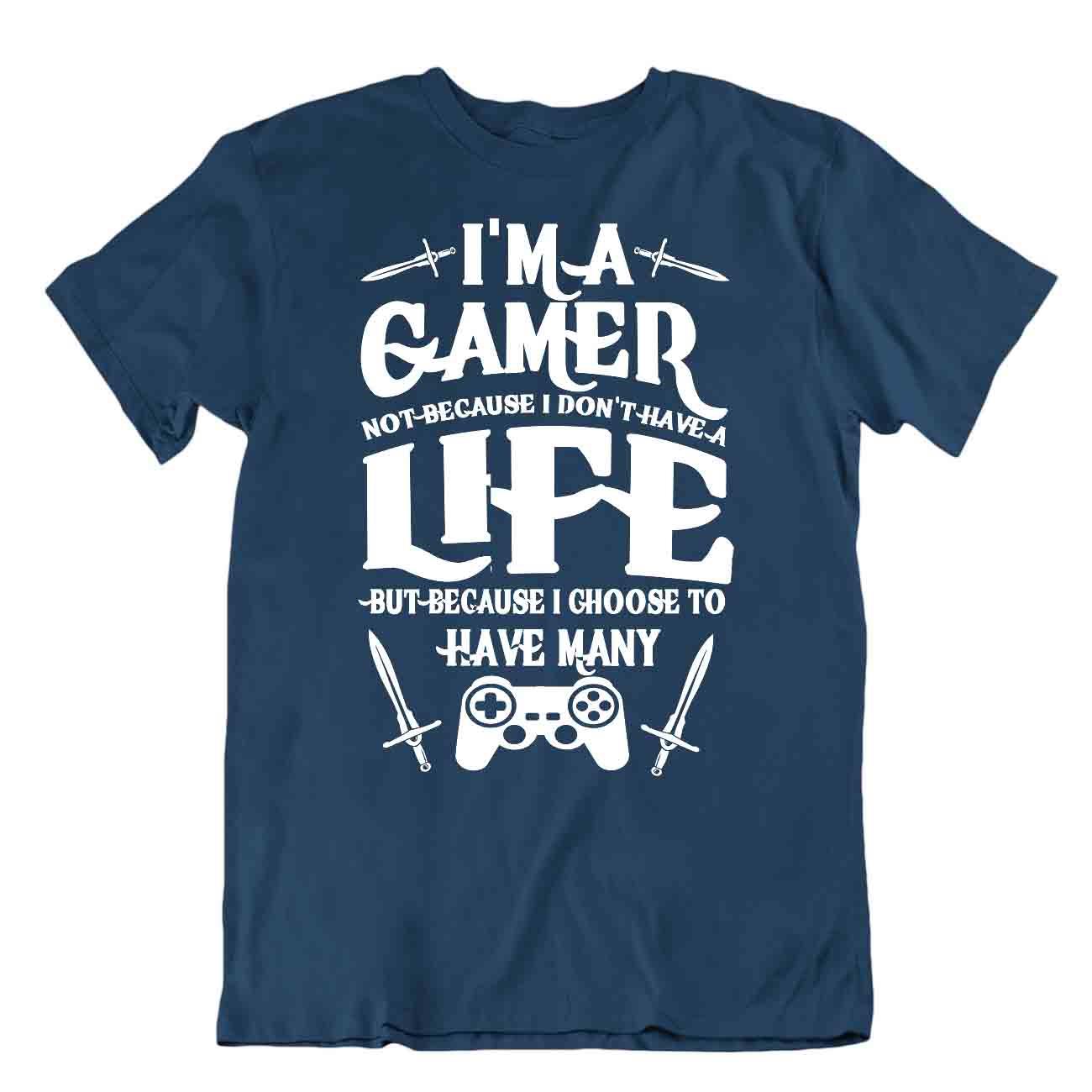Camiseta Gamer Life Bet Gamble Divertida Linda Camiseta Playoff - Imagen 6 de 8