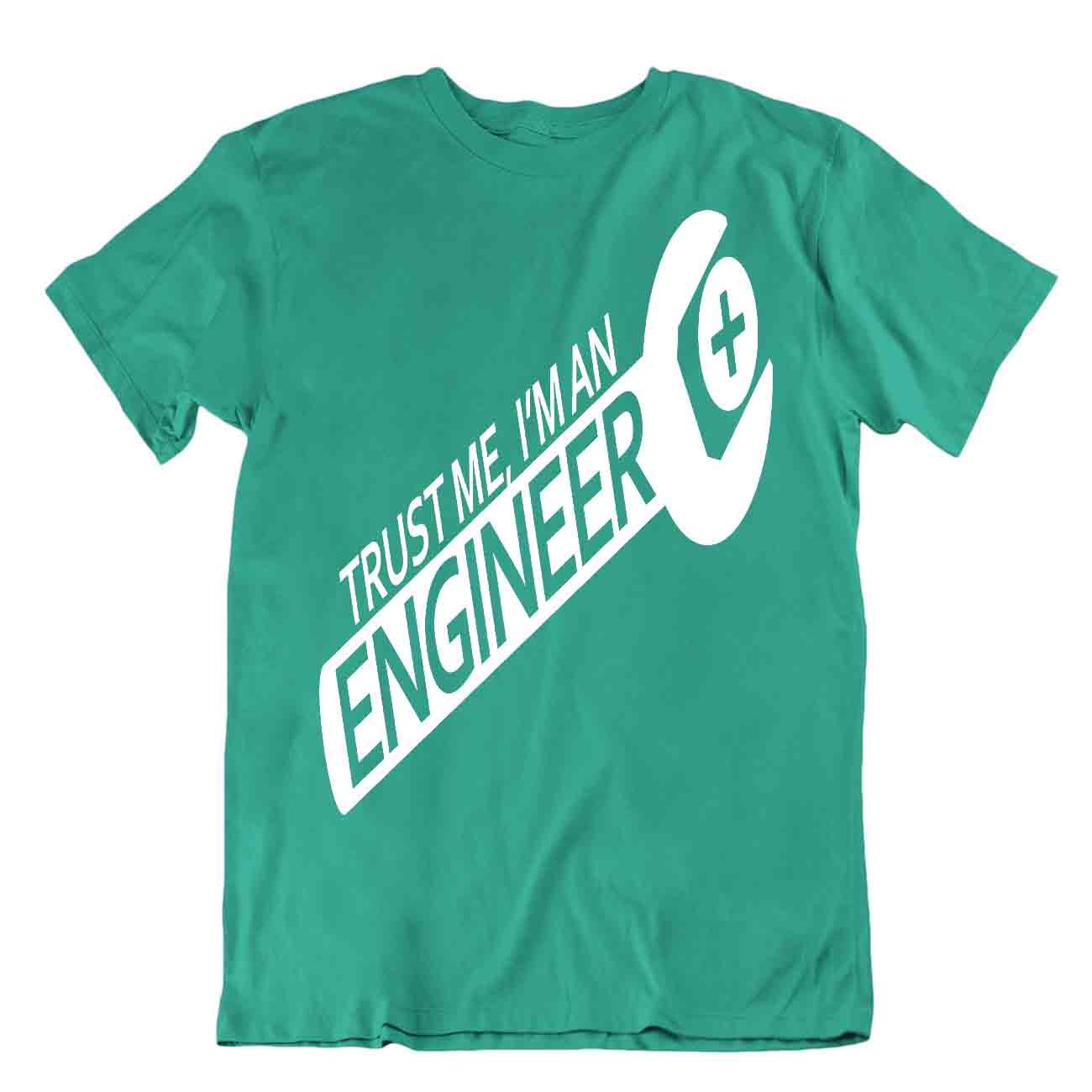 T-Shirt Trust Me I Am Awesome Engineer Freizeit Retro - Bild 4 von 8