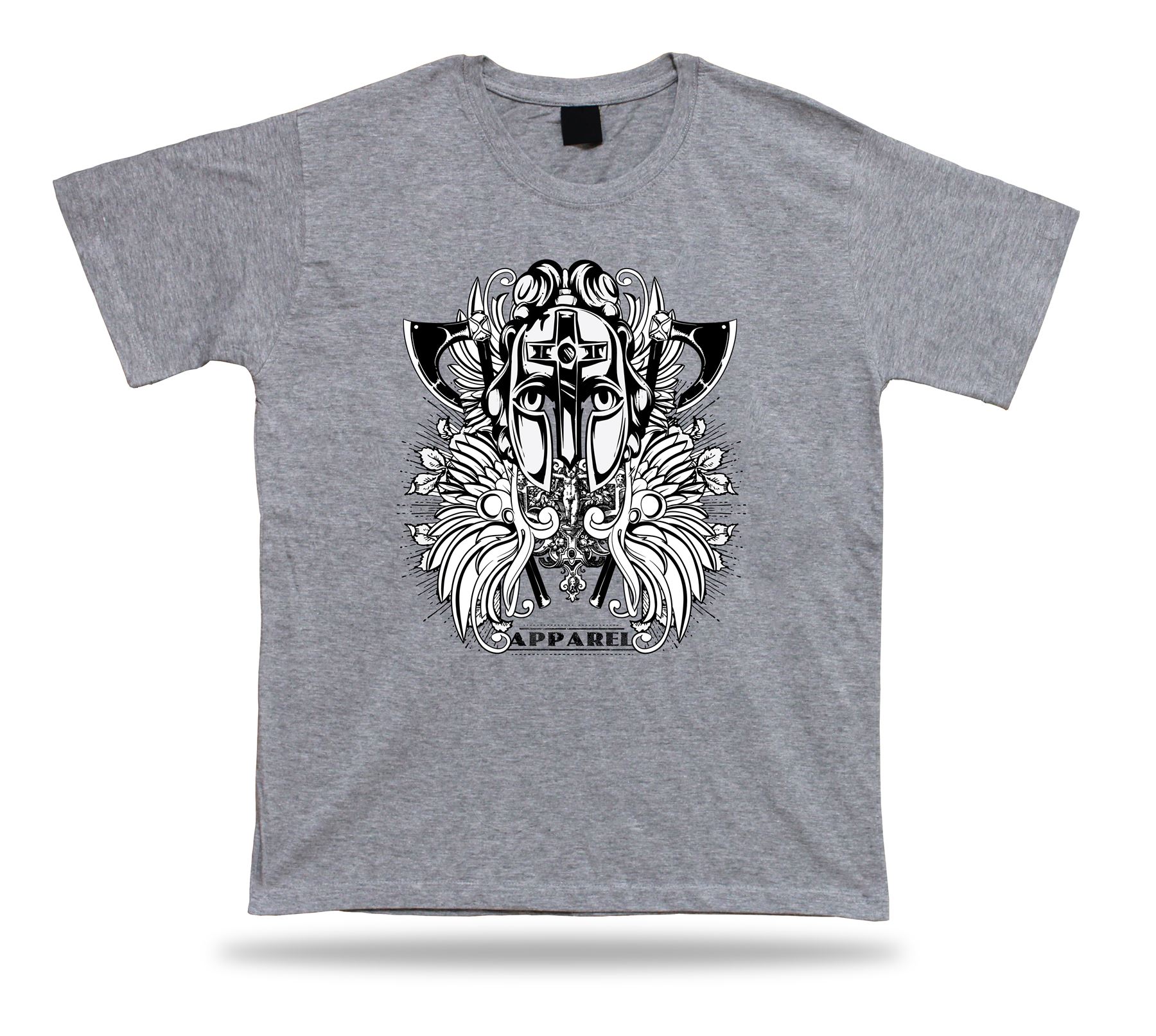 Camiseta Camiseta Cumpleaños Regalo Idea Guerrero Ropa Casco Armadura Hacha Emblam - Imagen 5 de 8
