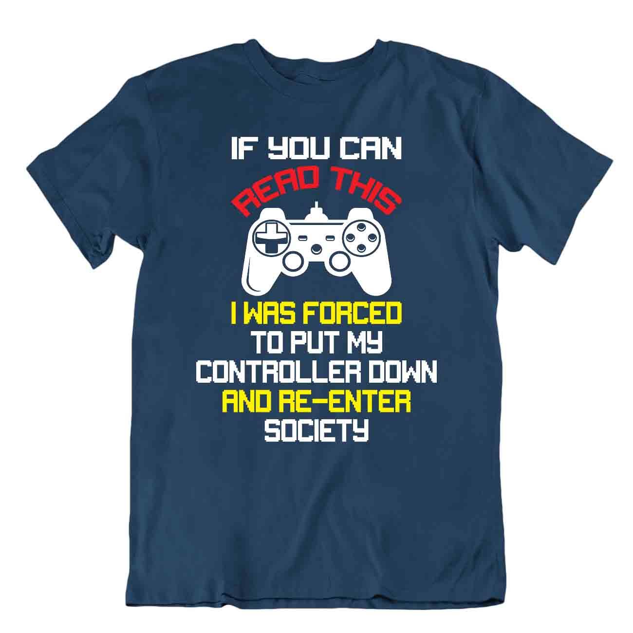 CAMISETA Re Enter Society Camiseta Jugador Broma Buena Ropa CAMISETA - Imagen 6 de 8