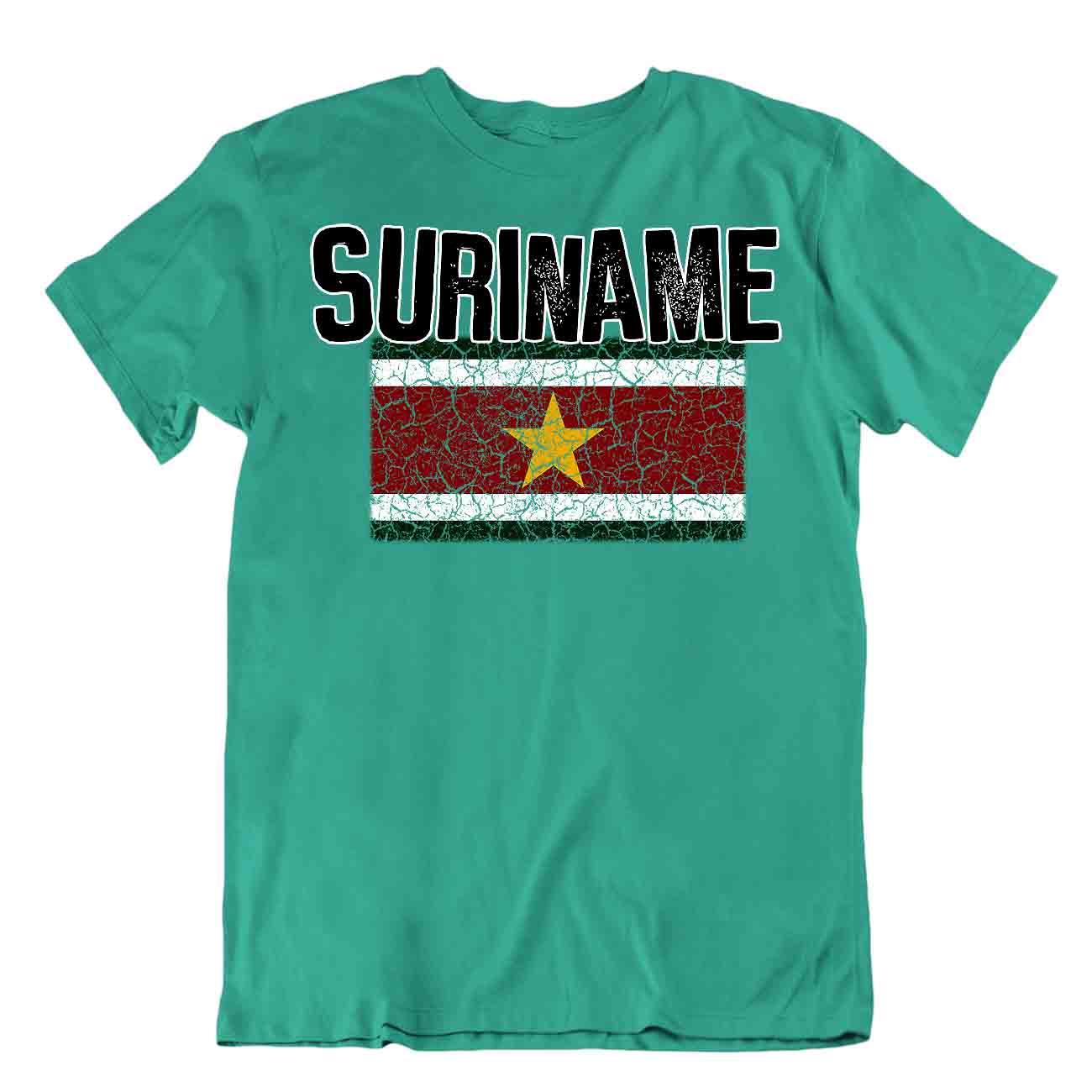 Camiseta Bandera Surinam Moda Country Souvenir Regalo Camiseta Logotipo del Orgullo - Imagen 4 de 8