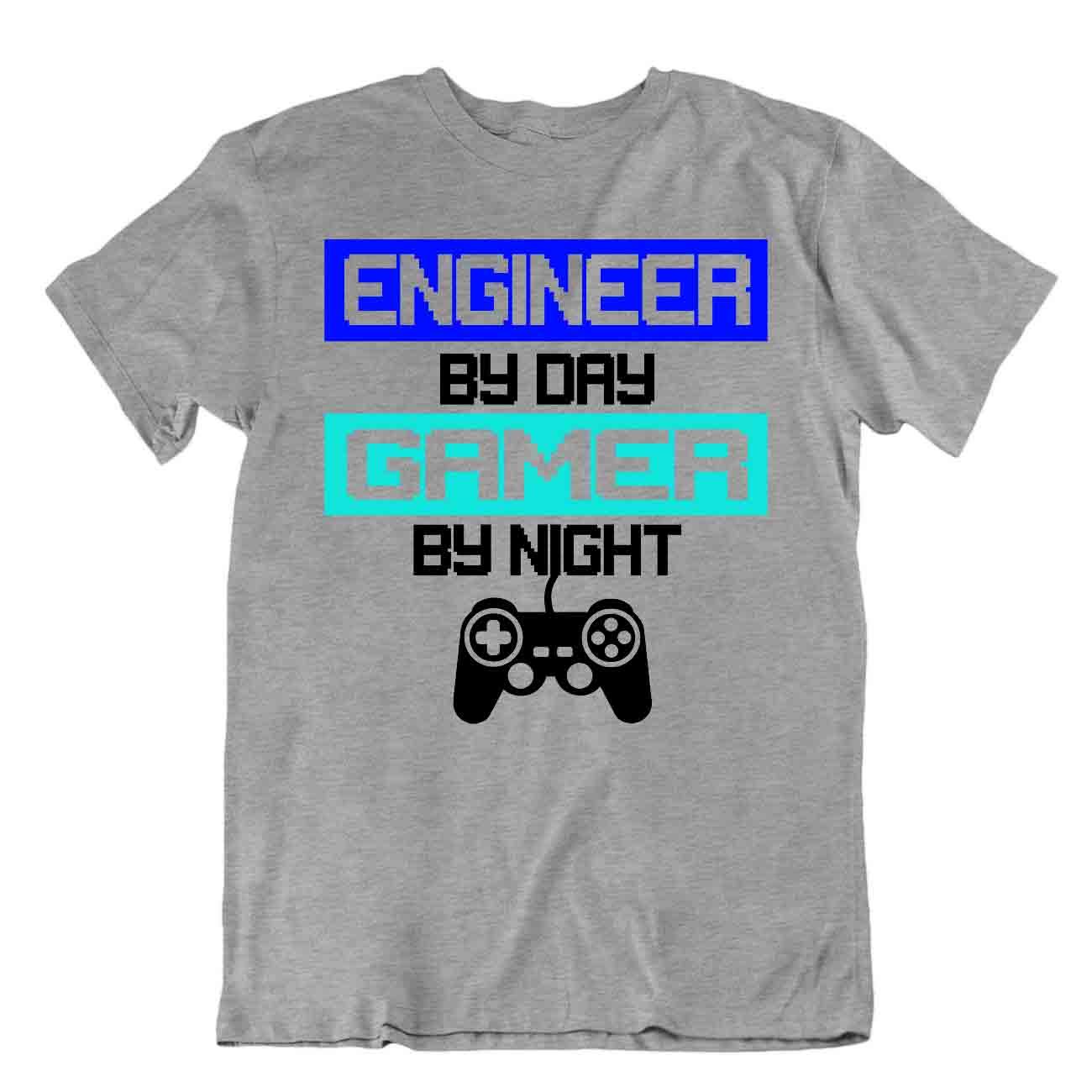 Camiseta Gamer By Day And Night Born Gamer Camiseta Divertida Broma - Imagen 5 de 8