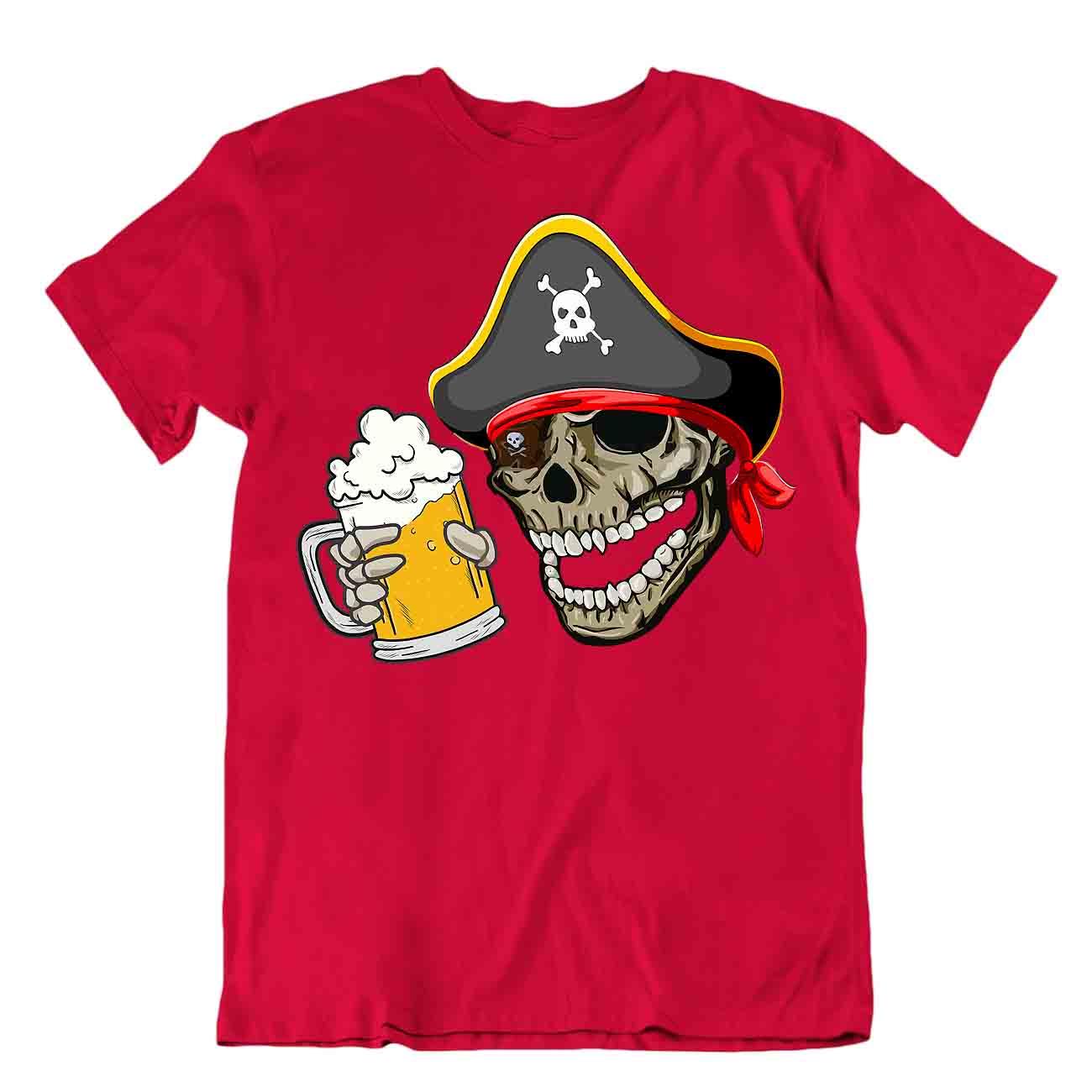 Pirat Bier Nachtgeburtstagsfeier T-SHIRT Oktoberfest Bier T-SOMMER ALOHA SHIRTS - Bild 7 von 8