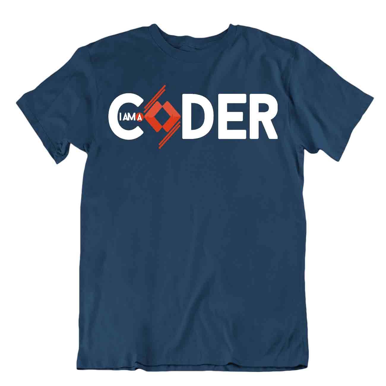 Coder Cool Design T-Shirt Programmer Shirt Computer Nerd Tee Textile - Picture 6 of 8