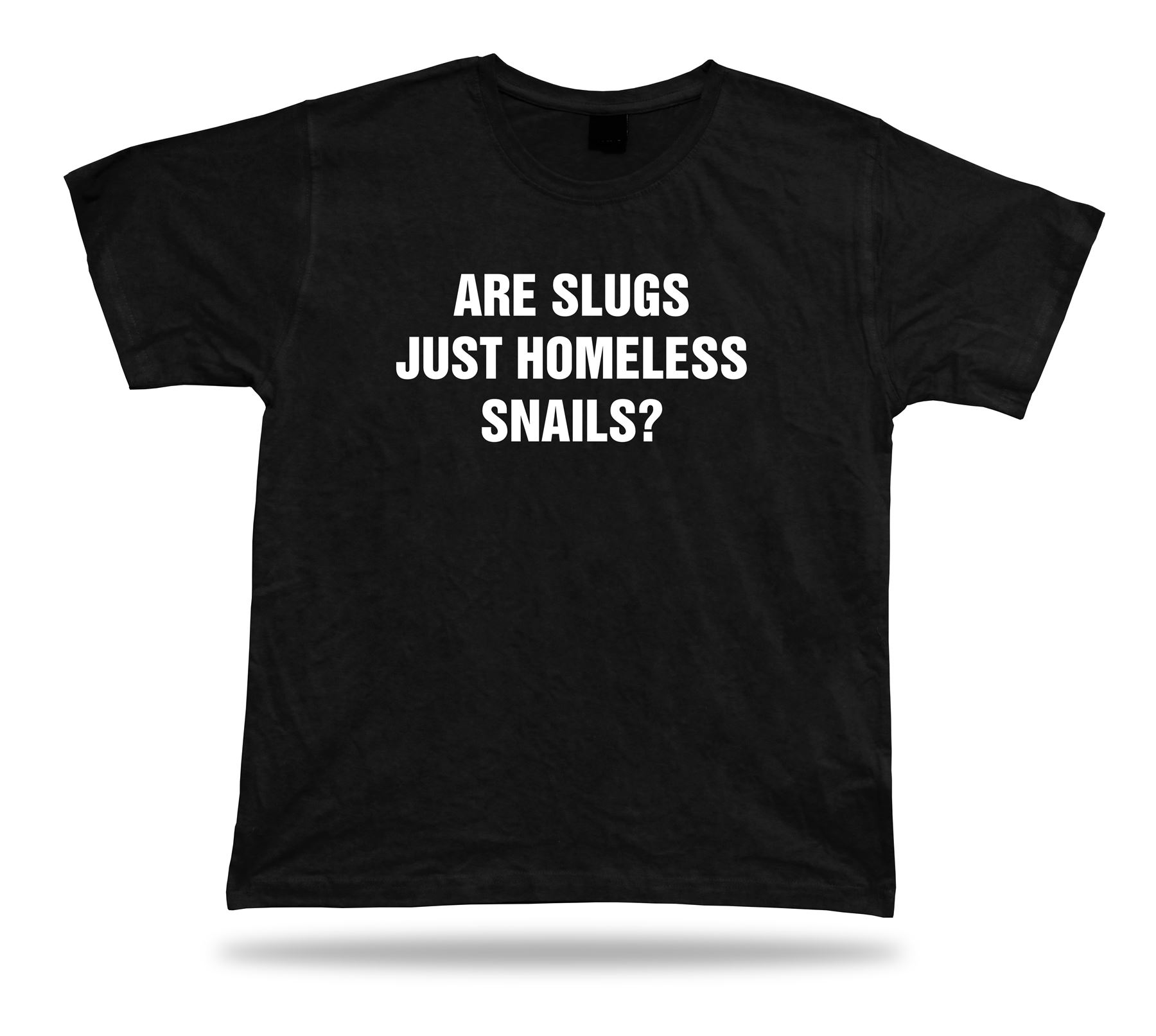 Sind Schnecken nur obdachlose Schnecken? Besondere Anlässe Feier Mode T-Shirt Kunst - Bild 2 von 8