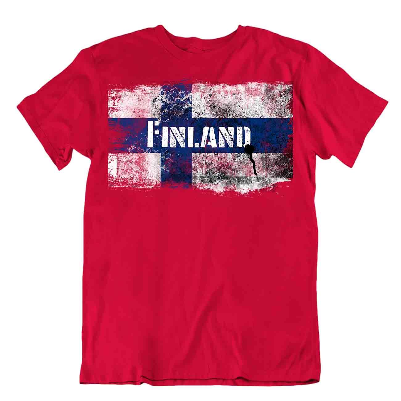 Finland flag Tshirt T-shirt Tee top city map Nordic cross special PRIDE gift - Picture 6 of 7