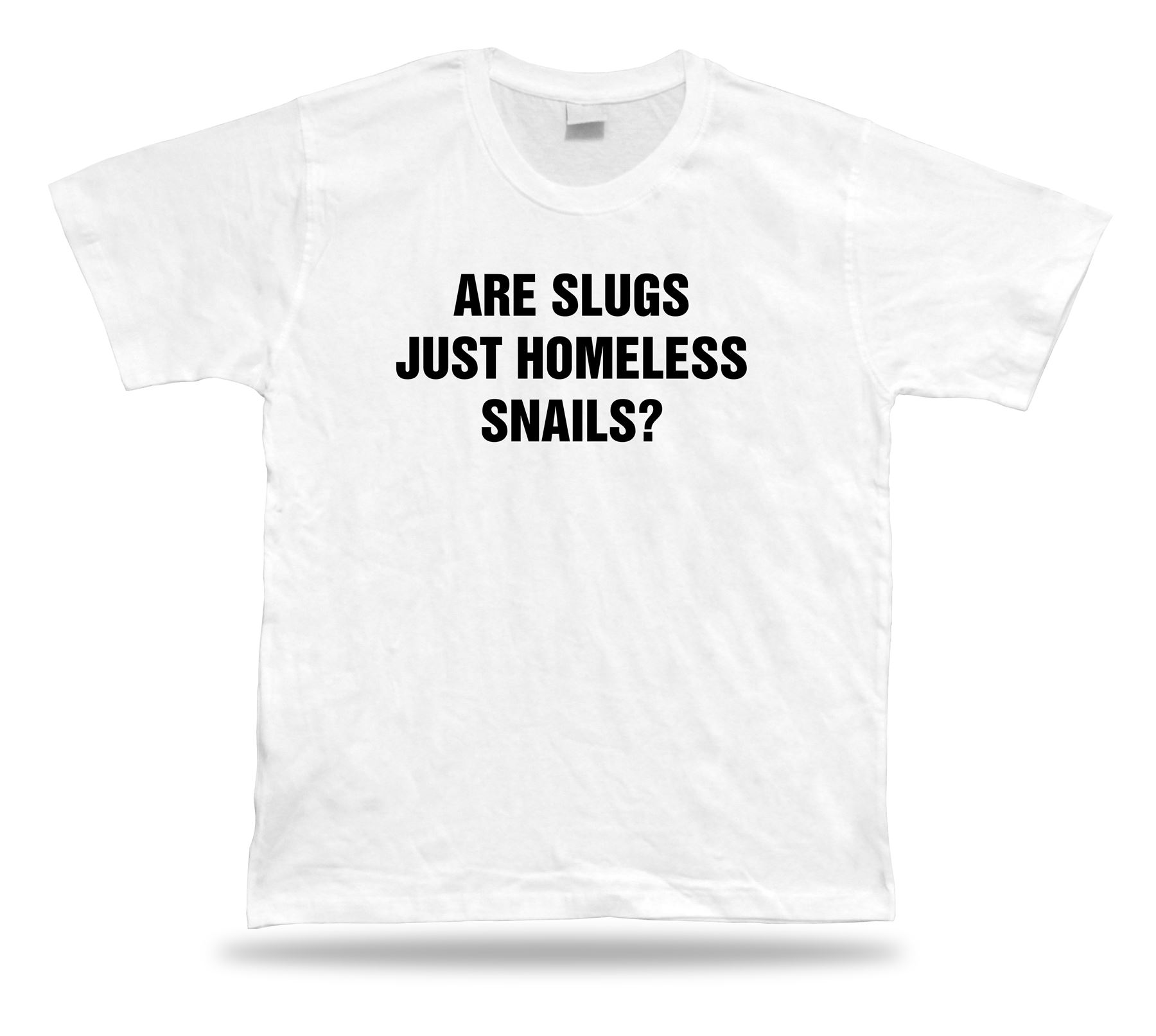 Sind Schnecken nur obdachlose Schnecken? Besondere Anlässe Feier Mode T-Shirt Kunst - Bild 8 von 8