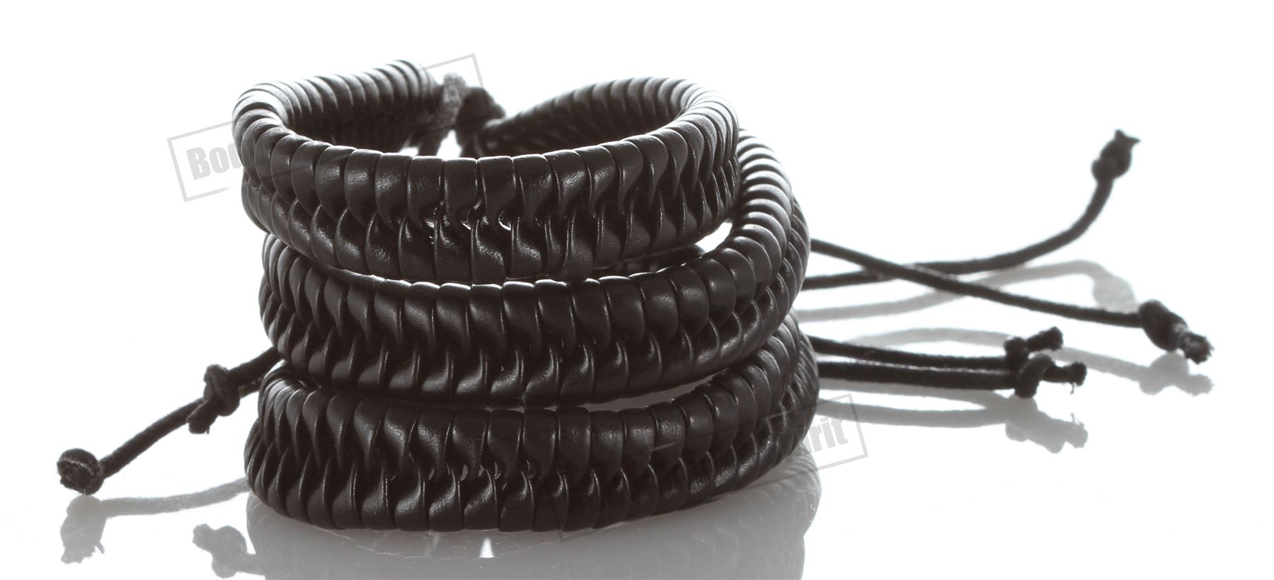 Braided Leather Bracelet Cuff Bangle Wristband surfer Stylish Accessory gift - Picture 8 of 29