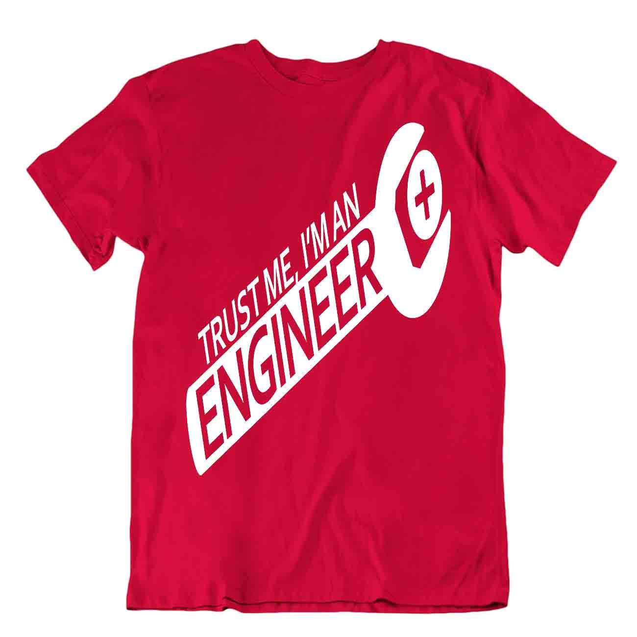 T-Shirt Trust Me I Am Awesome Engineer Freizeit Retro - Bild 7 von 8
