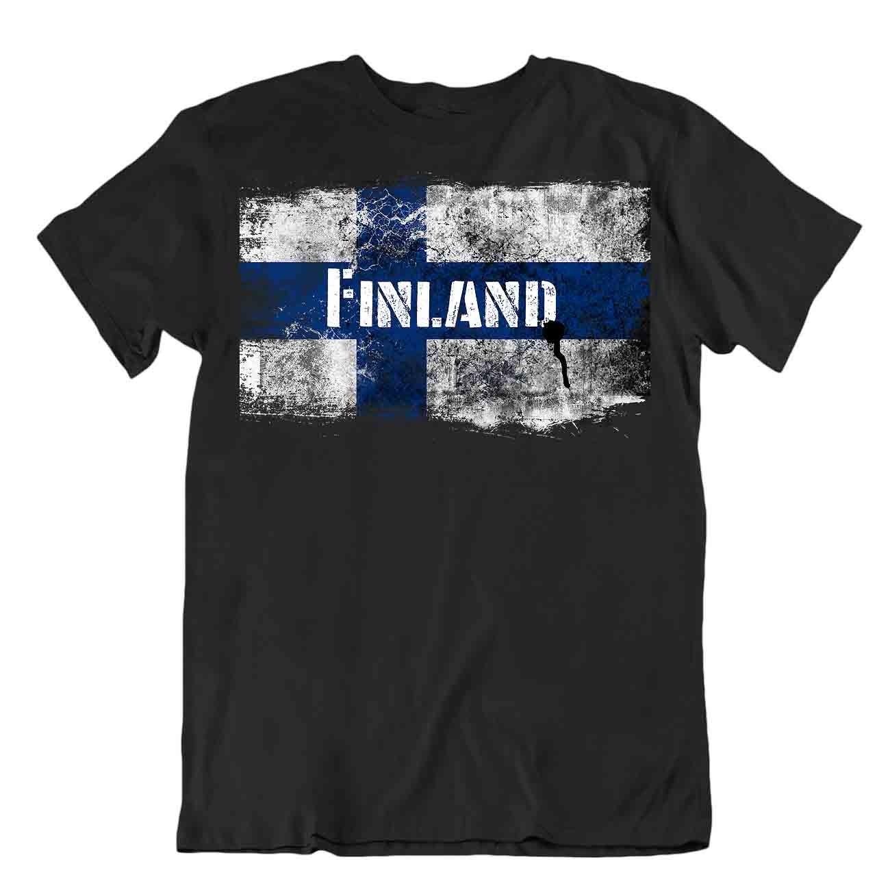 Finland flag Tshirt T-shirt Tee top city map Nordic cross special PRIDE gift - Picture 2 of 7