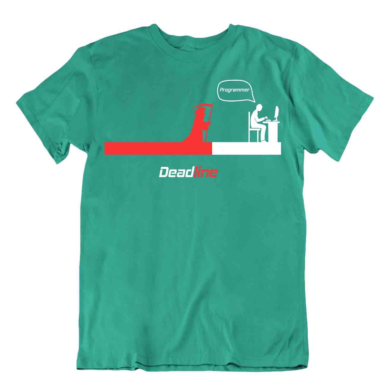 Deadline Witz Camiseta Programador Codificador Camiseta Sarcasem Tee Shirt - Imagen 4 de 8