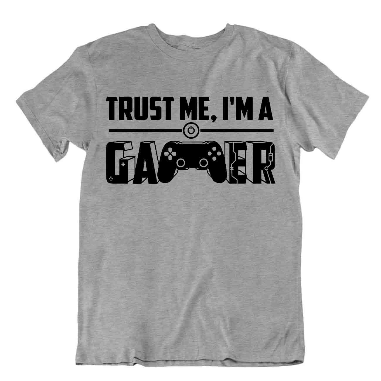 Camiseta Trust Me I'm A Gamer Novedad Eslogan Nerd Camiseta Maestro Broma Camisa - Imagen 5 de 8
