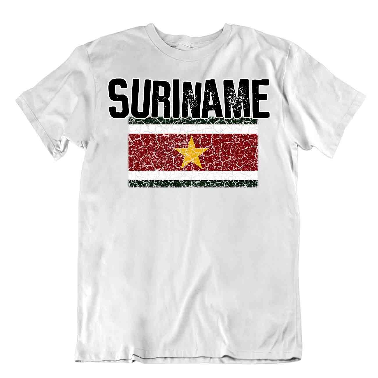 Camiseta Bandera Surinam Moda Country Souvenir Regalo Camiseta Logotipo del Orgullo - Imagen 8 de 8