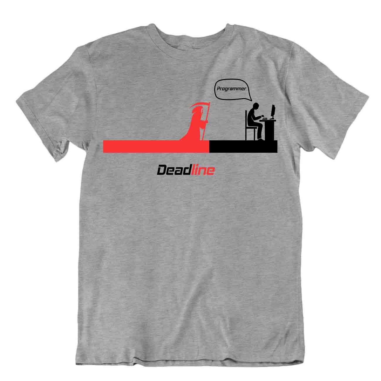 Deadline Witz Camiseta Programador Codificador Camiseta Sarcasem Tee Shirt - Imagen 5 de 8