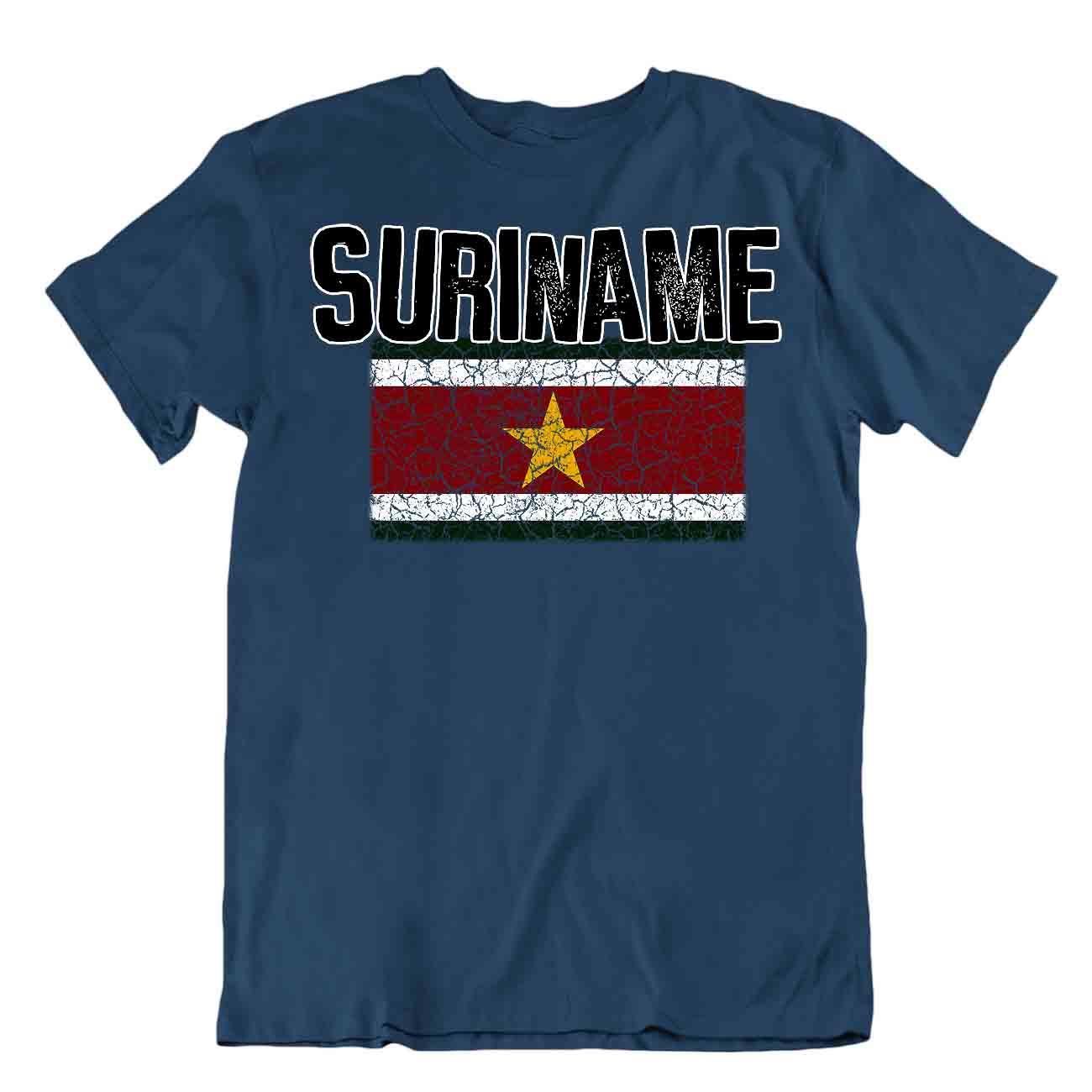 Camiseta Bandera Surinam Moda Country Souvenir Regalo Camiseta Logotipo del Orgullo - Imagen 6 de 8