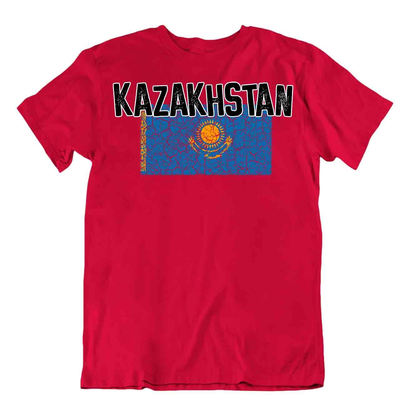 Camiseta Bandera Kazajstán Moda País Souvenir Regalo Camiseta Logotipo del Orgullo - Imagen 7 de 8
