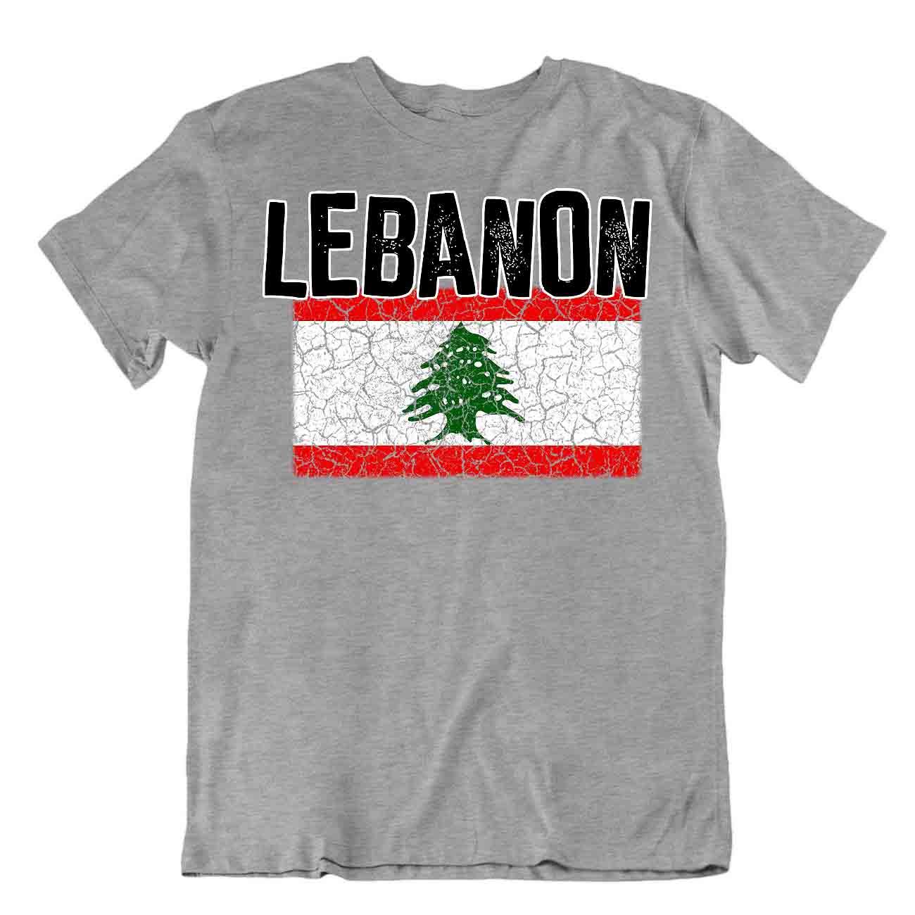 Camiseta Bandera Líbano Moda País Recuerdo Regalo Camiseta Orgullo Logotipo - Imagen 5 de 8