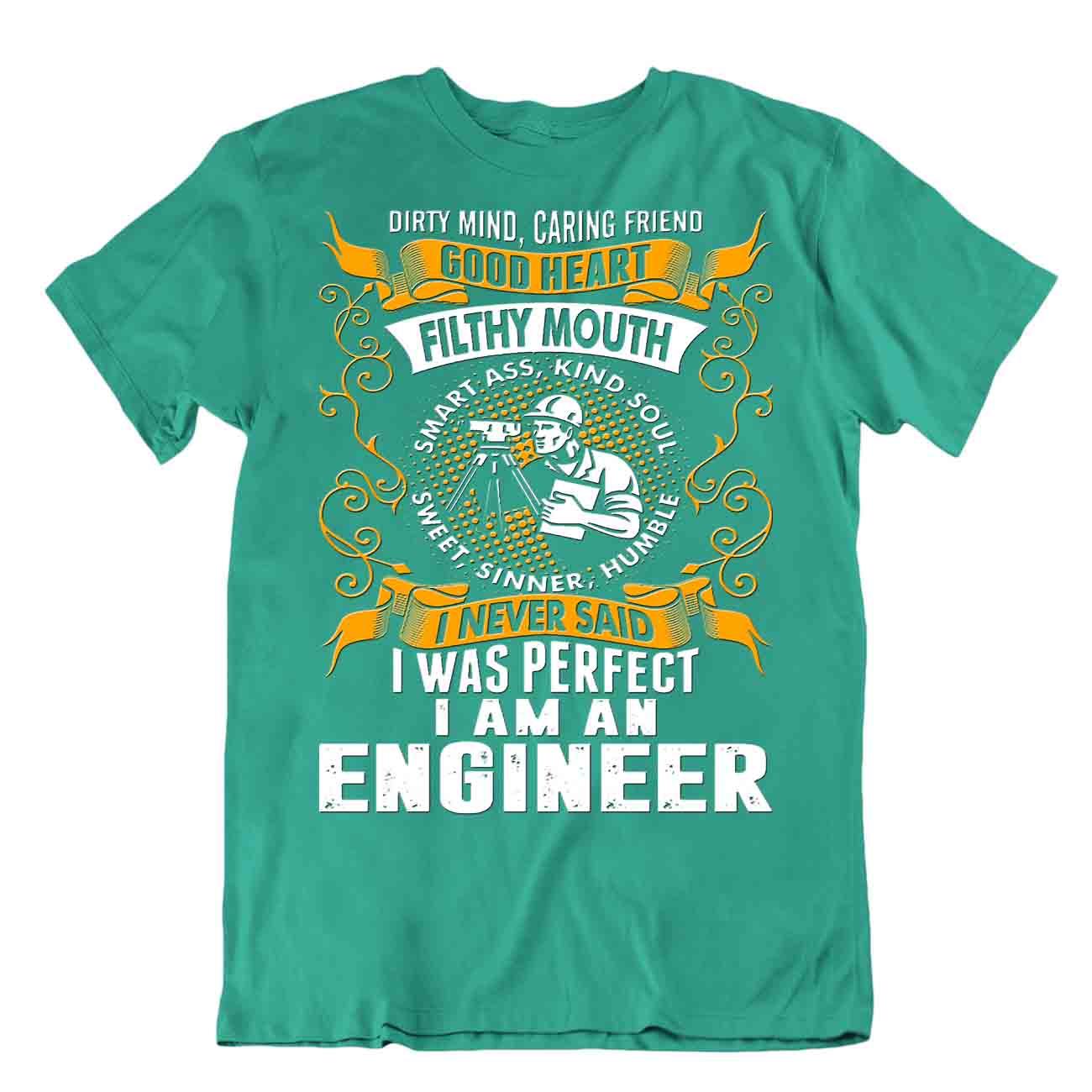 Perfect Engineer T-Shirt Stylish Design Shirt Originator Tee - Bild 4 von 8
