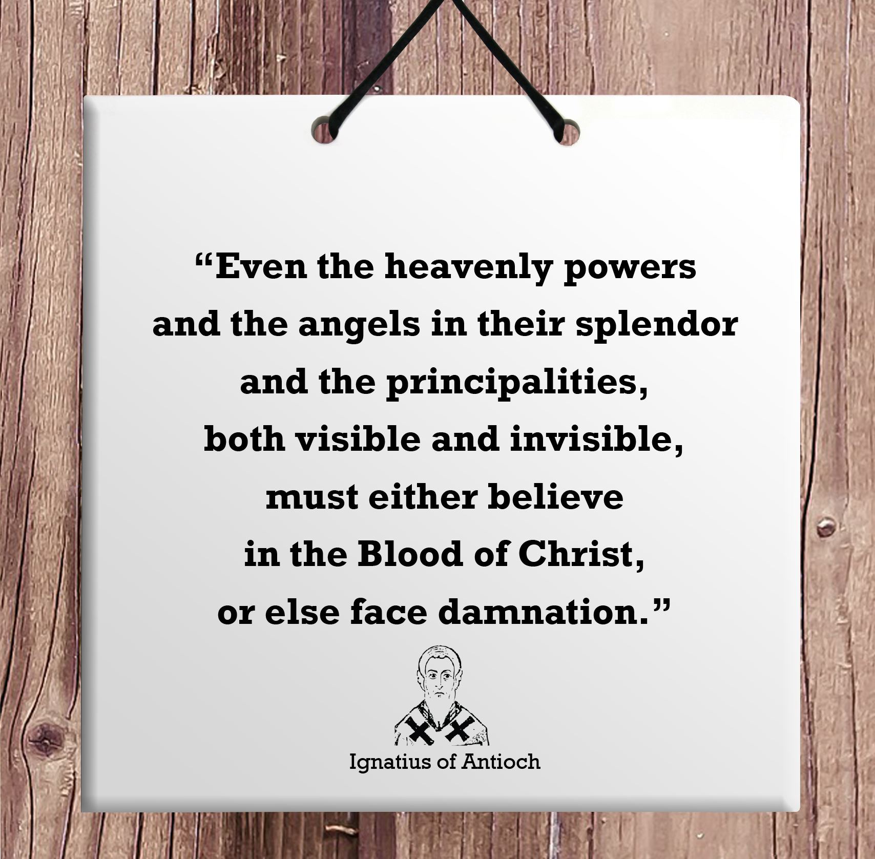 Ignatius of Antioch Unique Home Quote BAR DECOR Amazing Online Deal for You - Picture 3 of 31