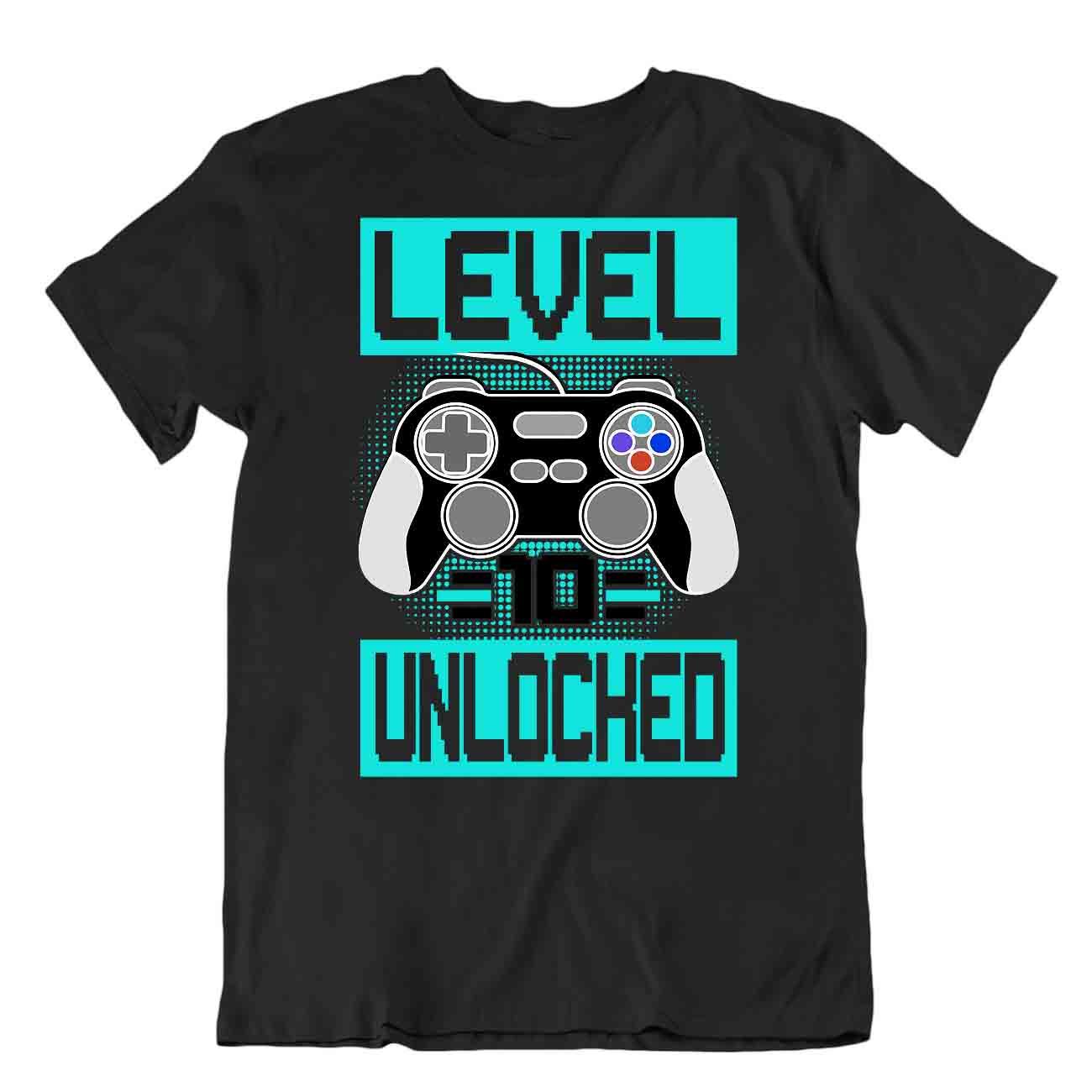 CAMISETA Gamer Nivel Sin Bloquear CAMISETA Juego CAMISA Regalo - Imagen 2 de 8