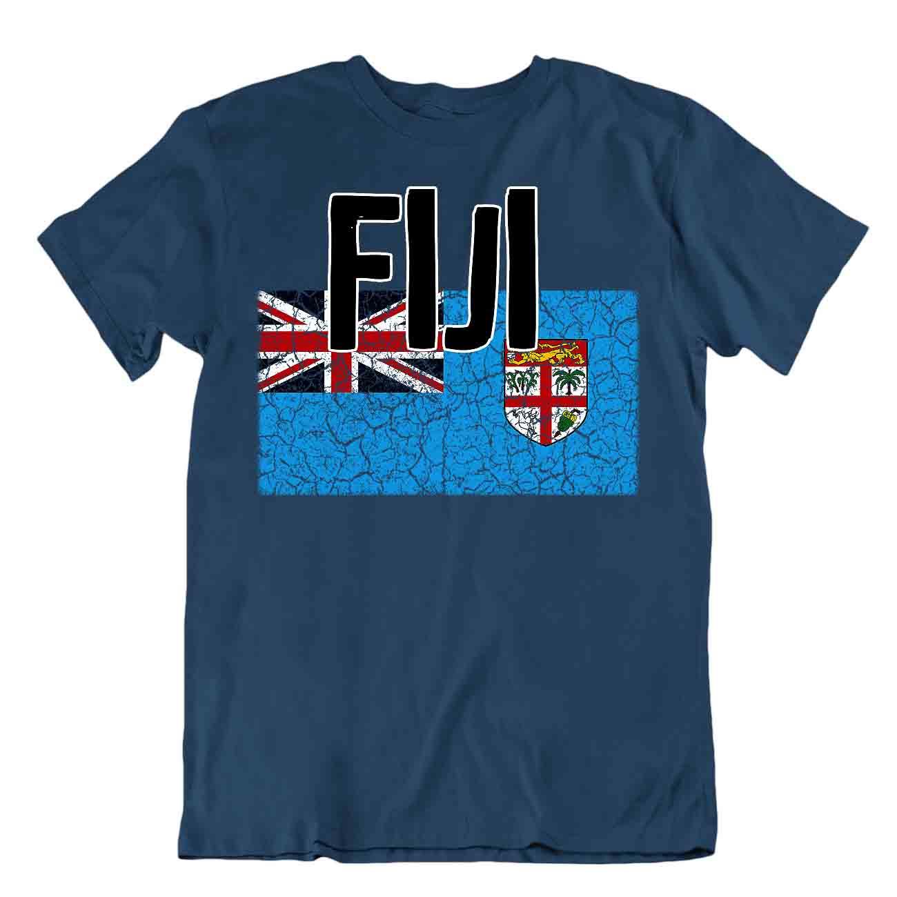 Camiseta Bandera Fiji Moda Country Souvenir Regalo Camiseta Logotipo del Orgullo - Imagen 6 de 8