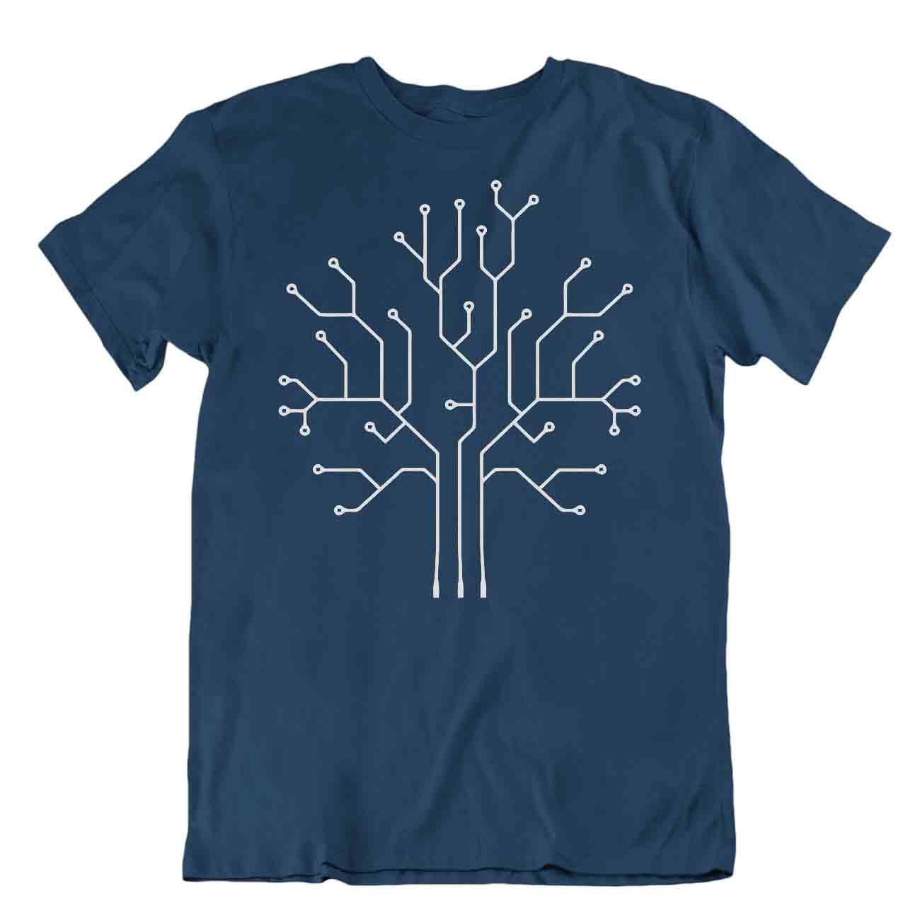 Binary Tree Design Tshirt Programmer T-Shirt Unique Birthday Tee Funny Shirt - Picture 6 of 8