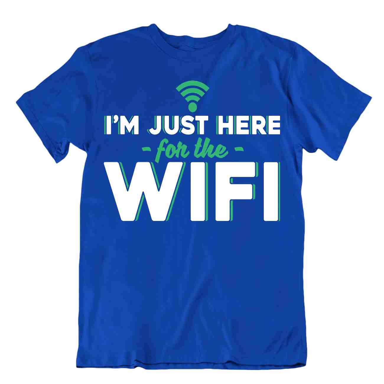 Wifi Humor Tshirt Programmer Language T-Shirt Networking Textile Tee - Bild 3 von 8