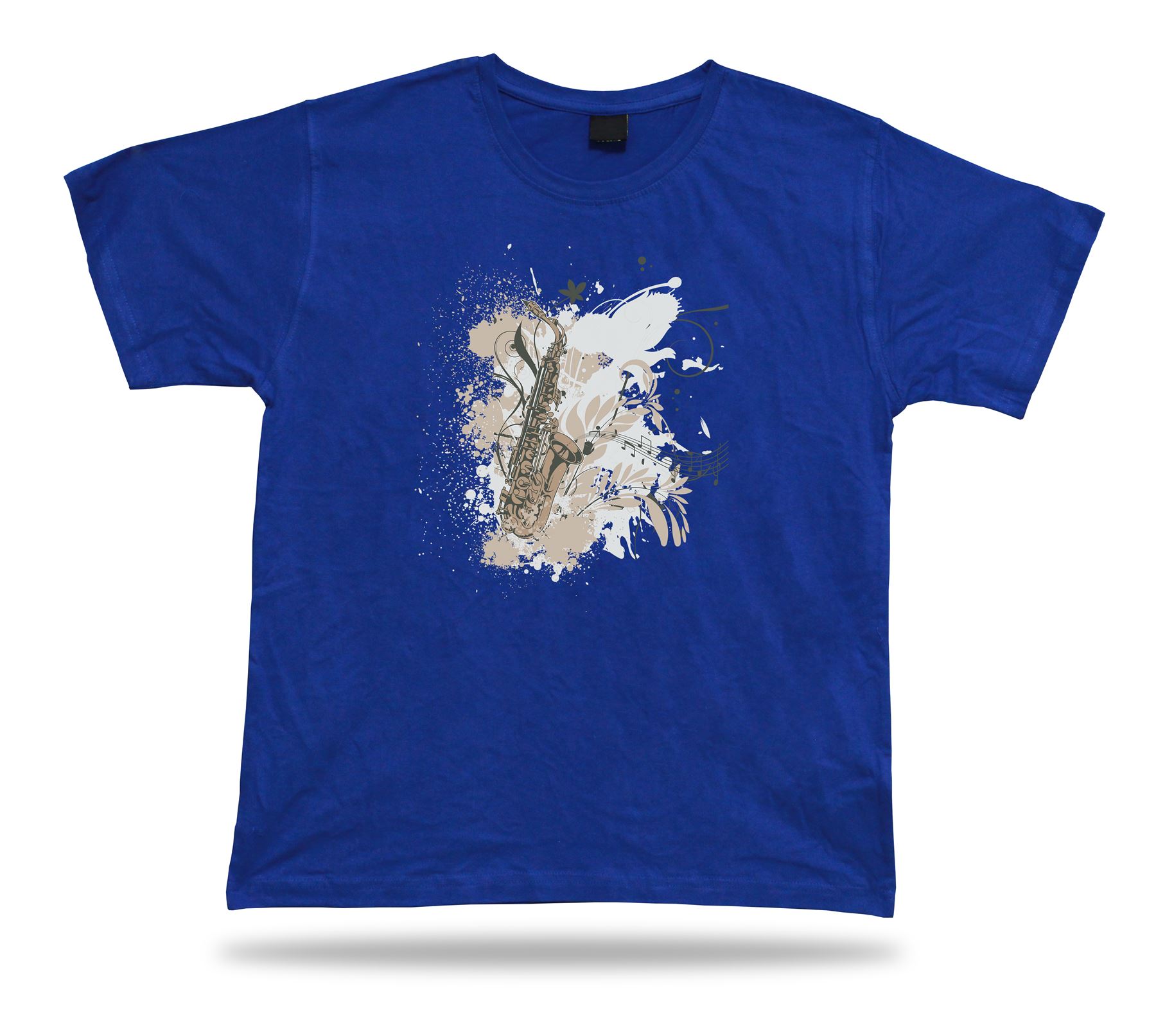 Saxophon Musikinstrument stilvoll Vektor modern T-Shirt T-Shirt Design Textil - Bild 3 von 8