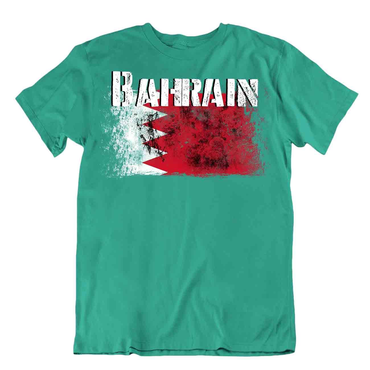 Camiseta Bahrein Banderas Pieza en T Viaje Recuerdo Blusa Té Bahrein Flag Tops Regalo - Imagen 23 de 43