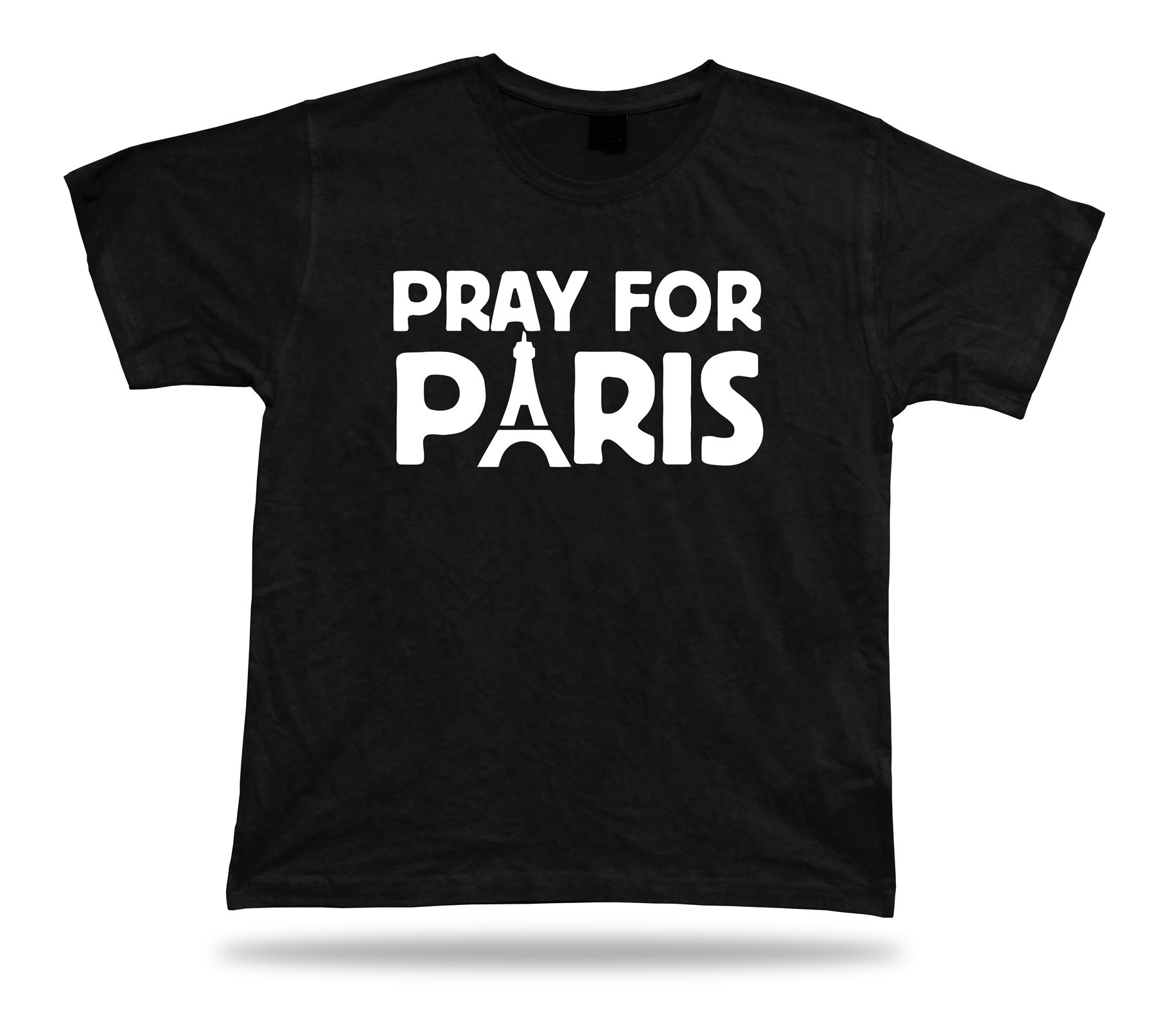 Pray for Paris support fight against terror T-shirt memory victimes November 13 - Picture 2 of 4