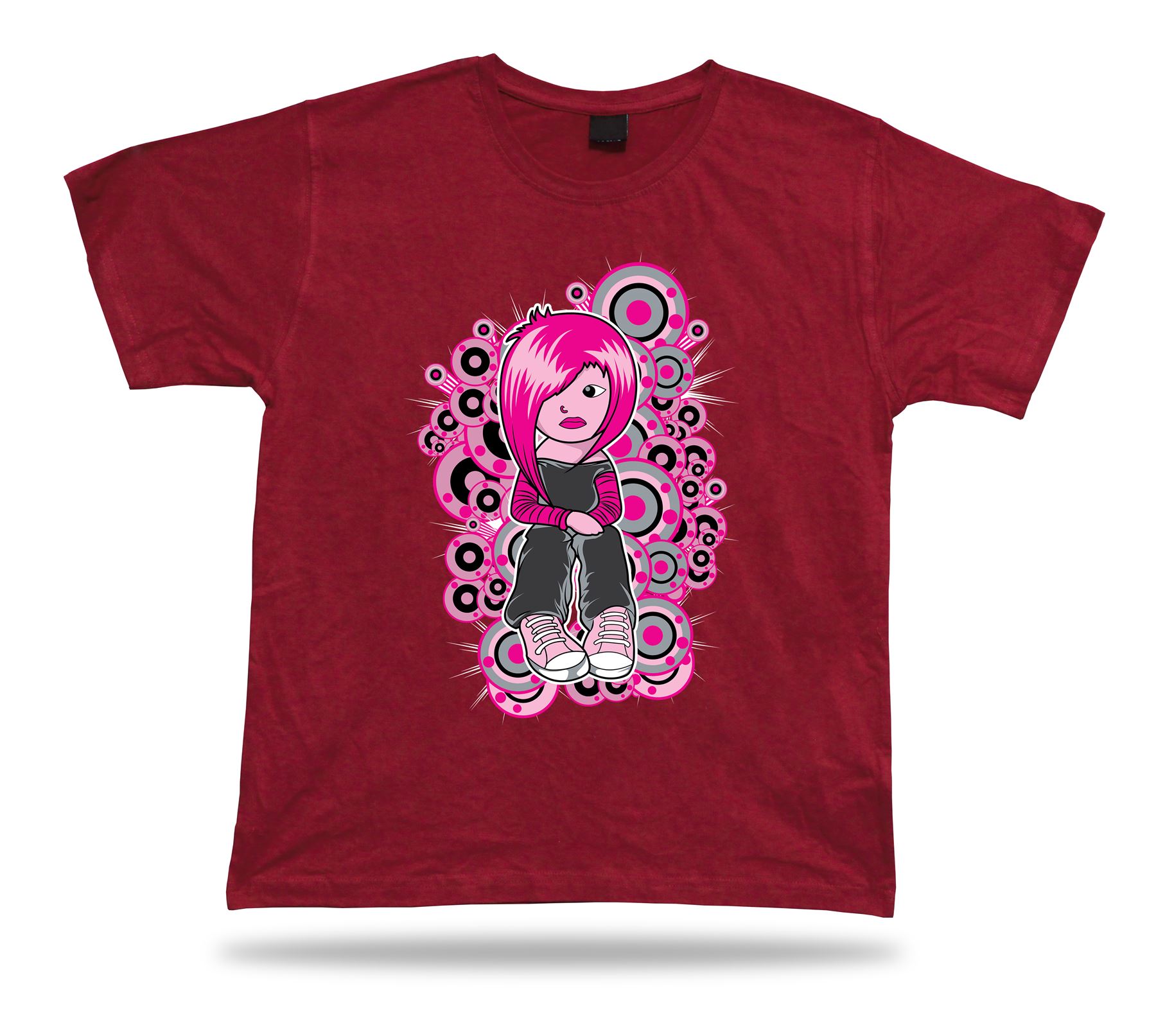 mad punk girl ワンピース カットソー シャツ MAD PUNKS MAD GIRL シャツワンピース パンクドクロ 古着屋購入