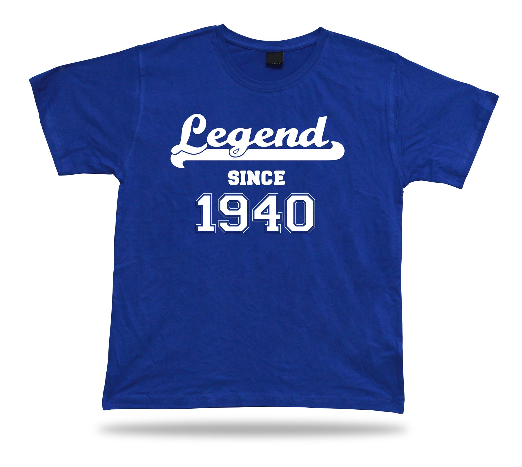 T shirt maglietta stampata leggenda dal 1940 buon compleanno idea regalo unisex - Foto 3 di 8