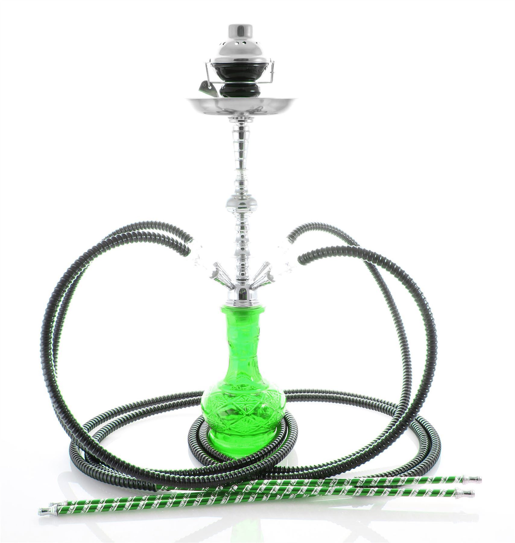 4 Hose Green Exotic Shisha Green Laser pipe Hookah gif wholesale Windcover bl 635111702705 eBay