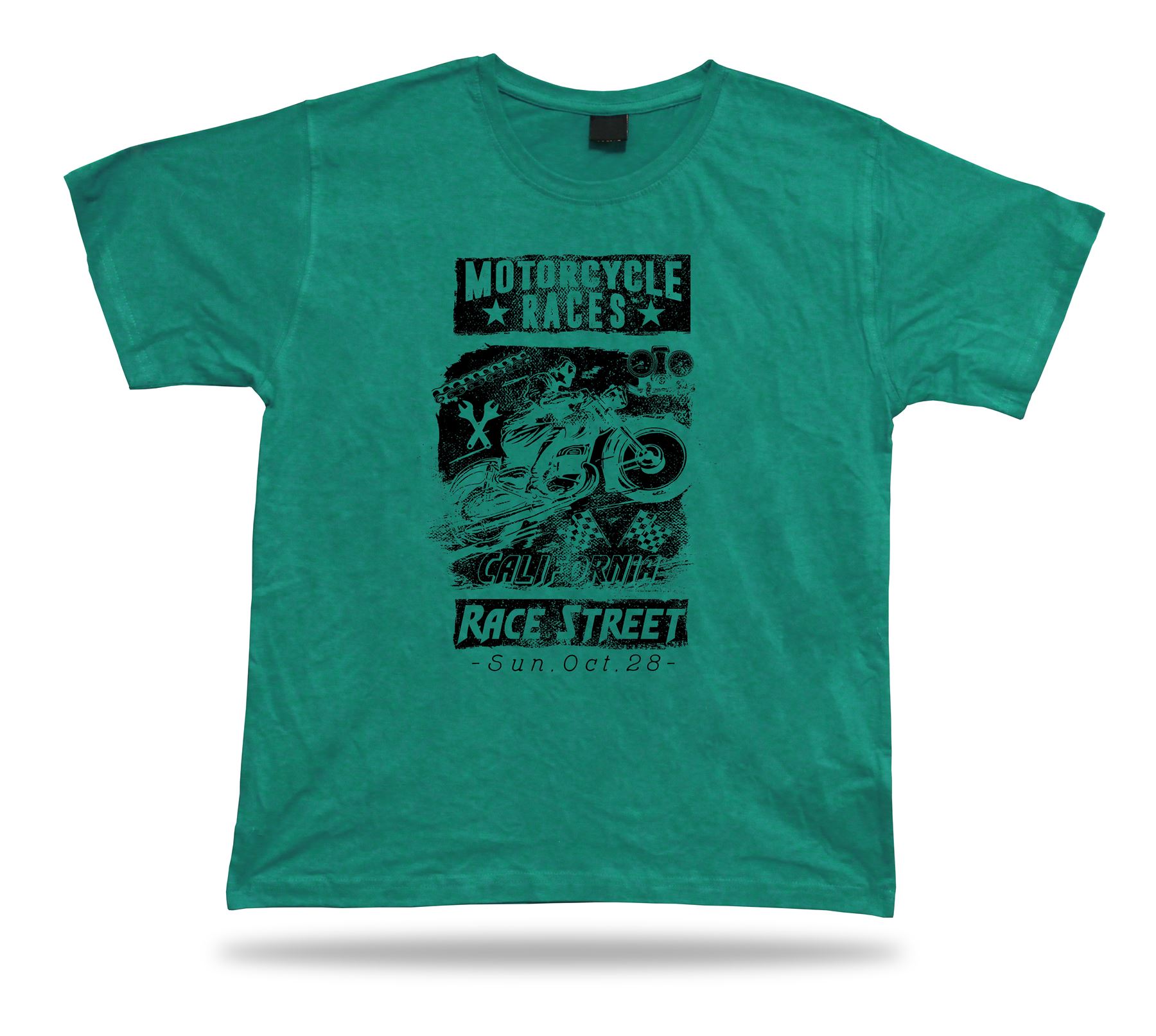 Tshirt Tee Shirt Geburtstag Geschenkidee Motorrad Straßenrennen California Sport Bike - Bild 4 von 8