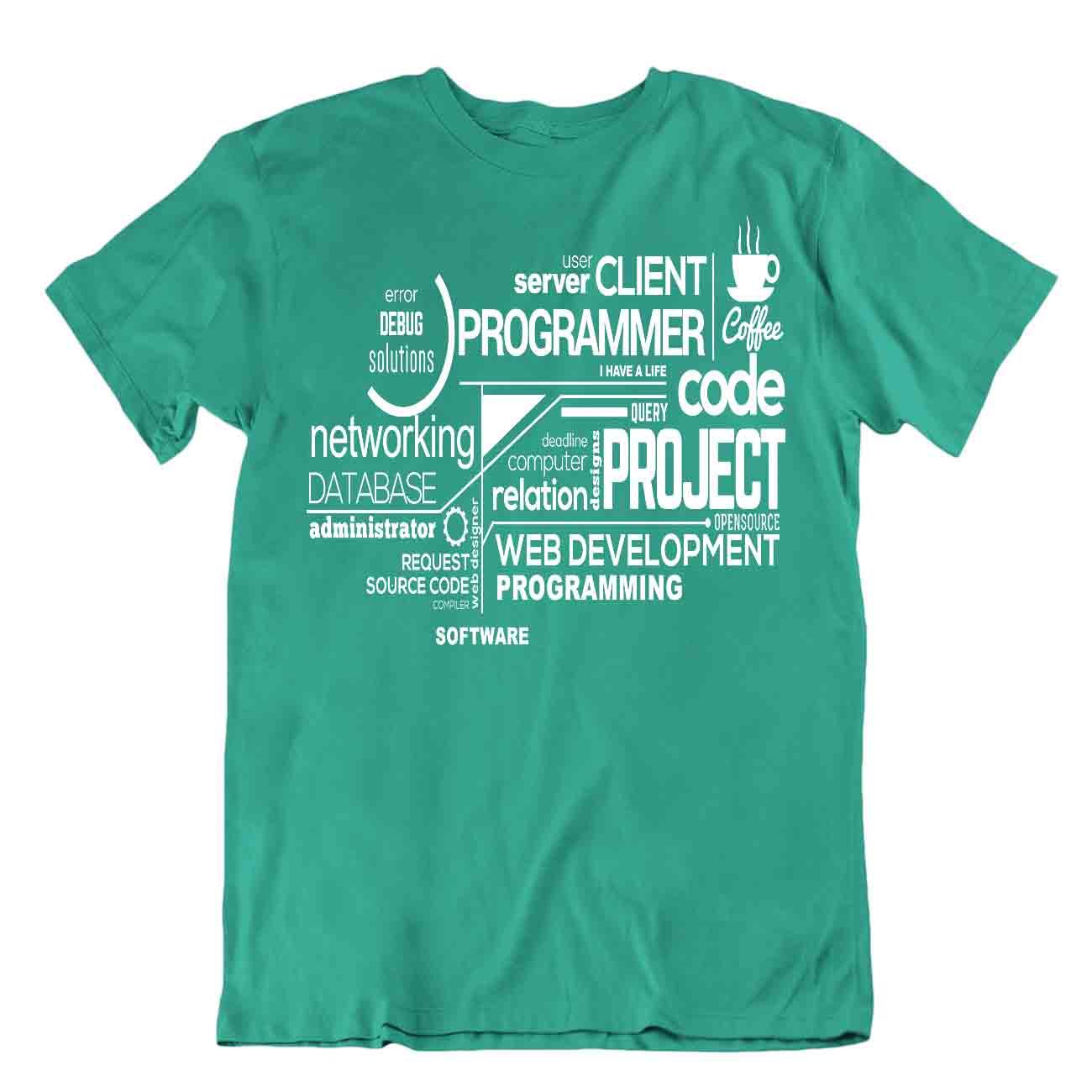 Code Projecr Tshirt Programmer T-Shirt Newworking Tee Code Shirt - Picture 4 of 8