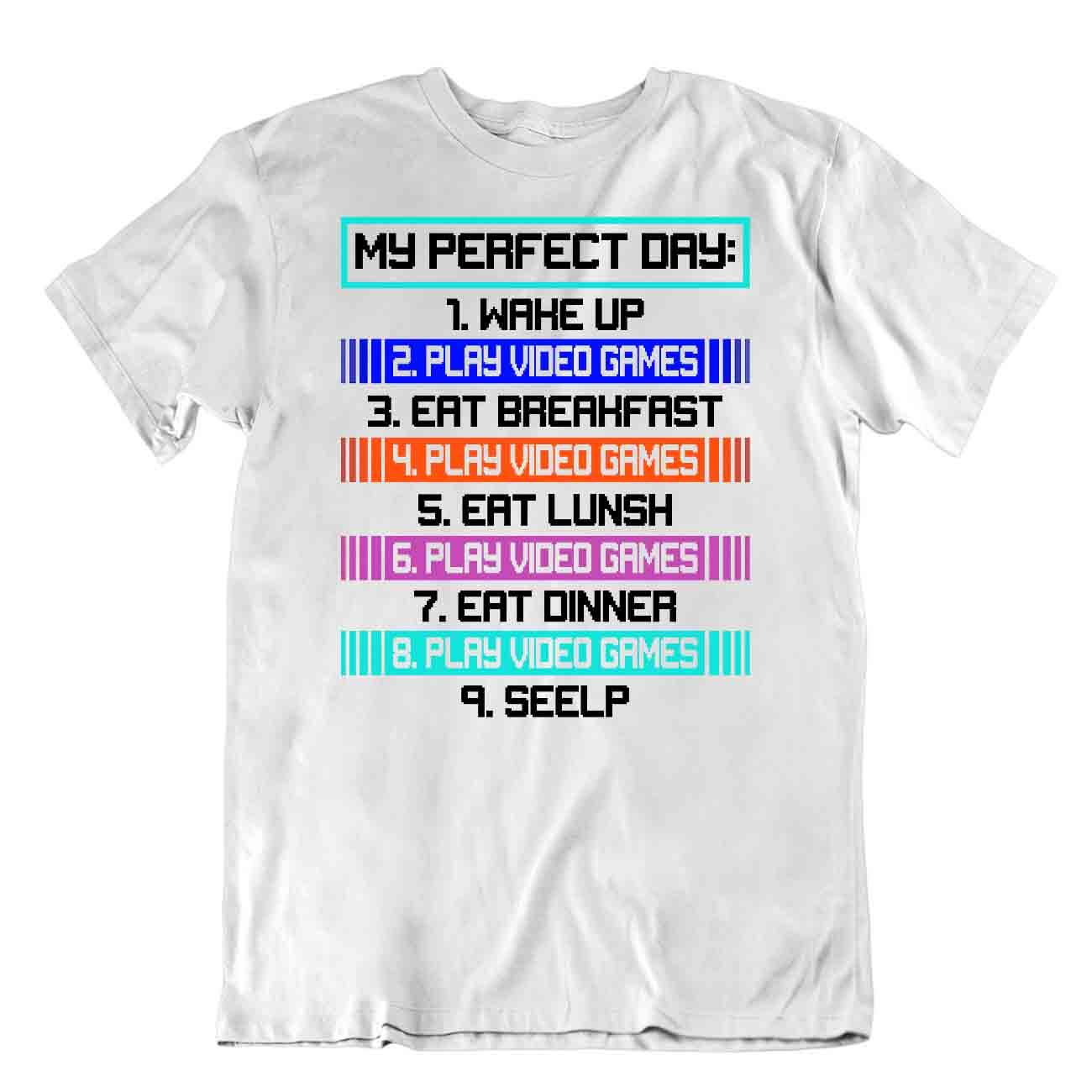 Camiseta Gamer Perfect Day Novedad Ciencia Camiseta Juego - Imagen 8 de 8