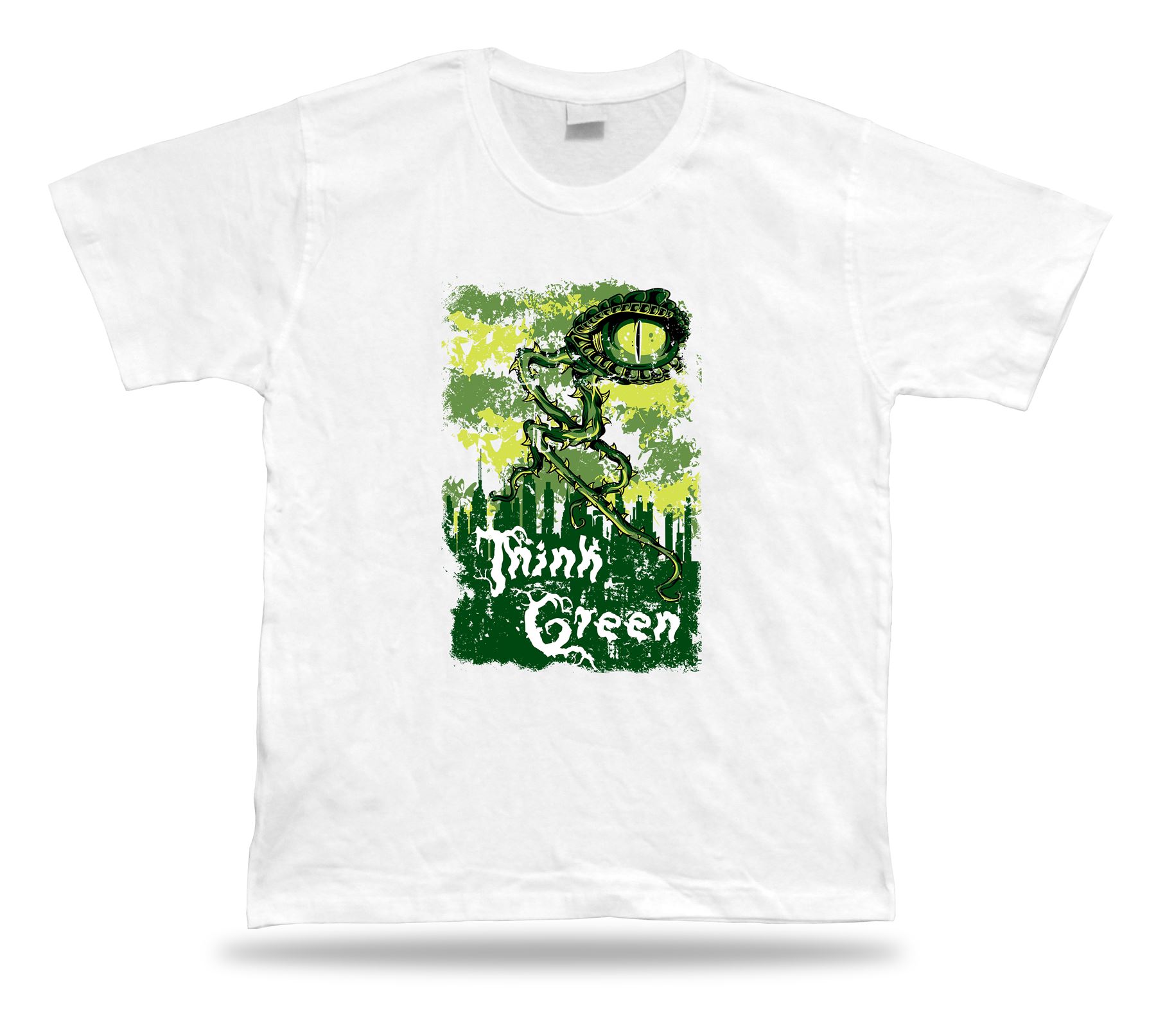 Think Green One Eye Thorn Monster Genial Diseño Camiseta Regalo de Cumpleaños Regalo - Imagen 8 de 8