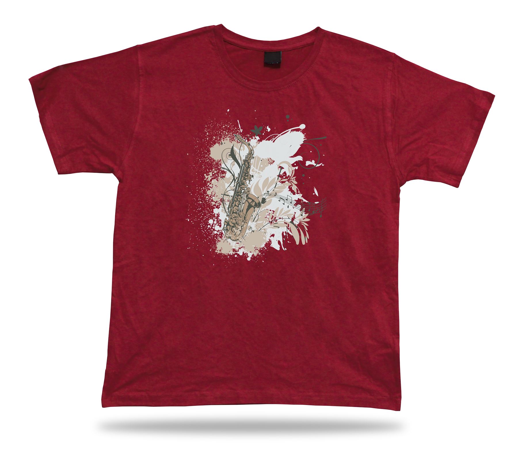 Saxophon Musikinstrument stilvoll Vektor modern T-Shirt T-Shirt Design Textil - Bild 7 von 8