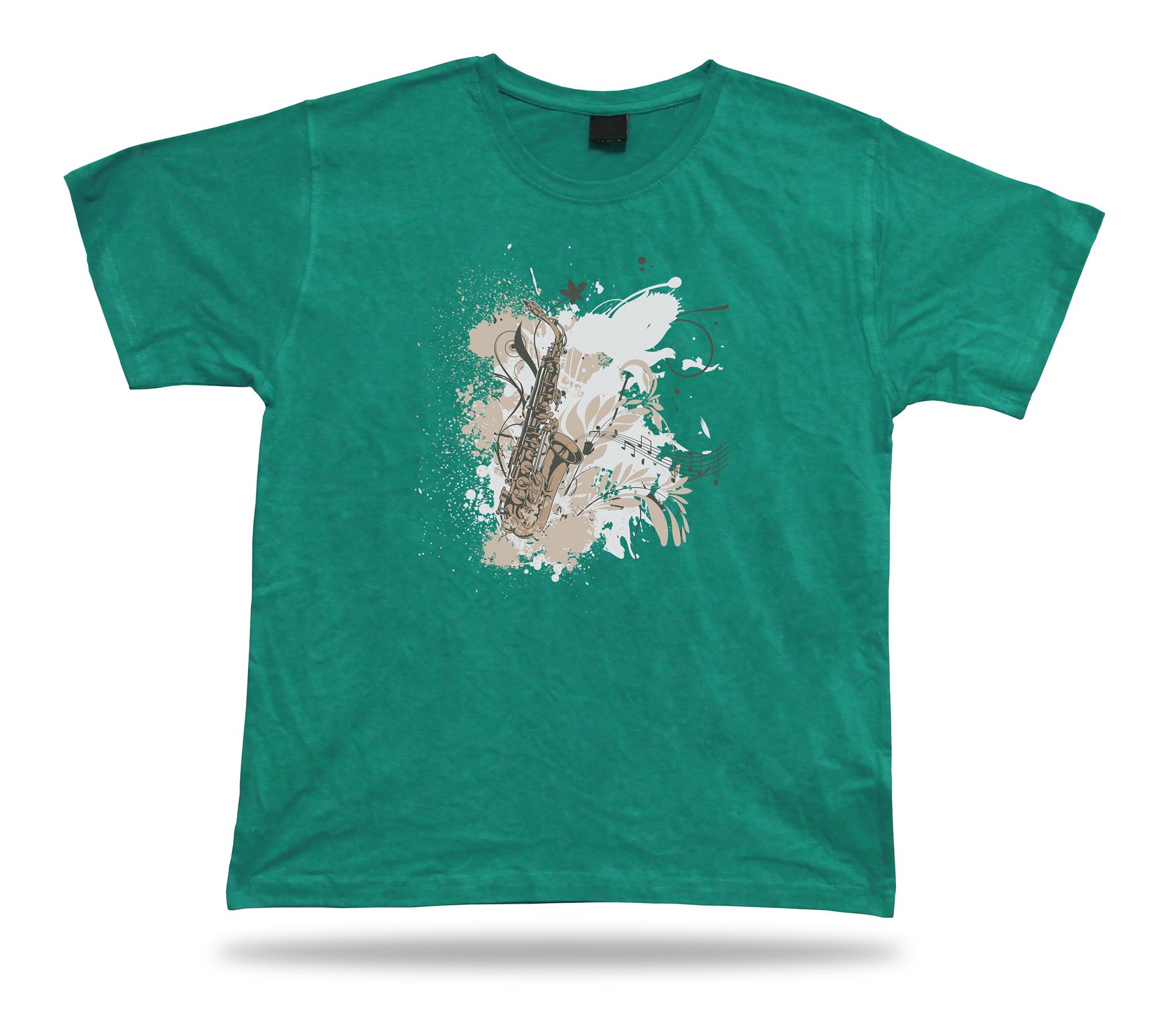 Saxophon Musikinstrument stilvoll Vektor modern T-Shirt T-Shirt Design Textil - Bild 4 von 8