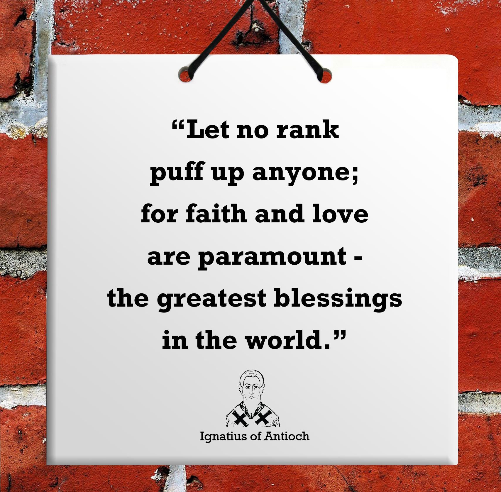 Ignatius of Antioch Unique Home Quote BAR DECOR Amazing Online Deal for You - Picture 12 of 31