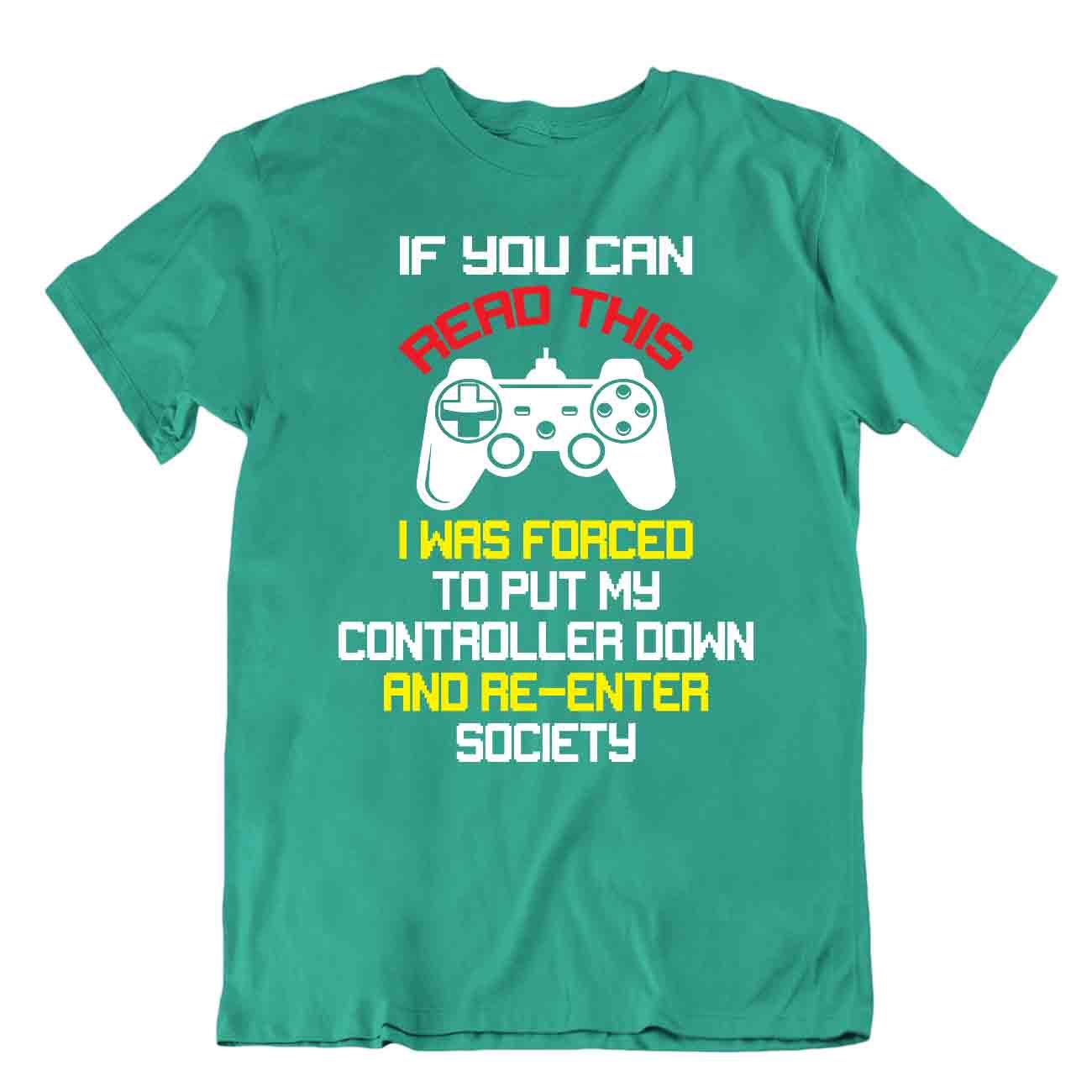 CAMISETA Re Enter Society Camiseta Jugador Broma Buena Ropa CAMISETA - Imagen 4 de 8