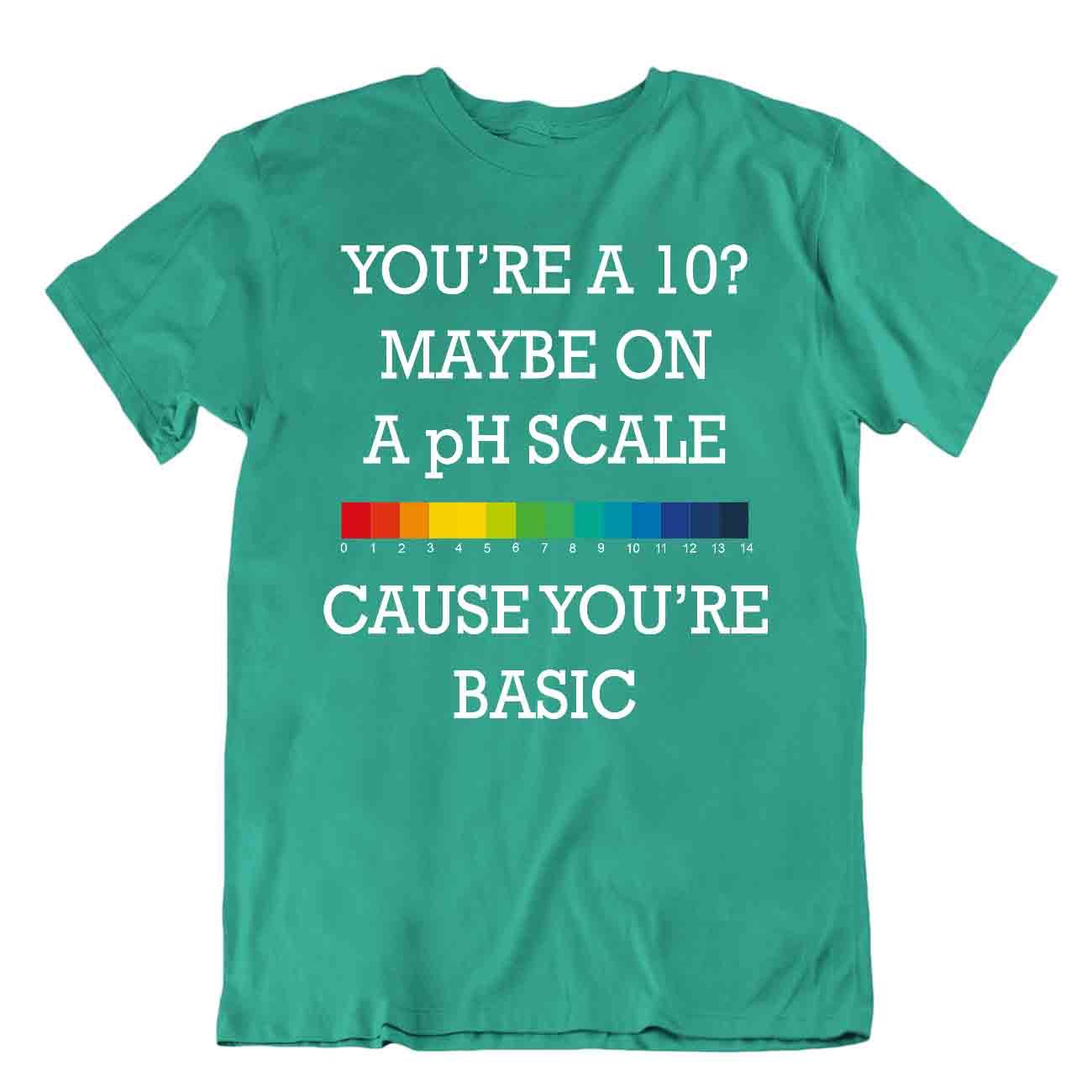 CAMISETA Escala de Ph Química Broma CAMISETA Divertida Bbf Amigo CAMISA Geek Maestro Colegio - Imagen 4 de 8